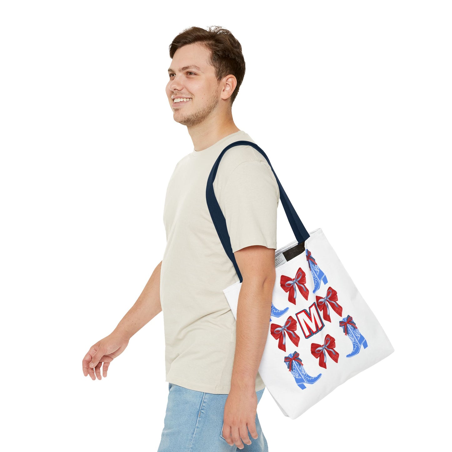 Mississippi Coquette Tote Bag, Personalized Tote, Mississippi Fan Gift, Ole Miss, Hotty Toddy, College Student Gift, Graduation Gift