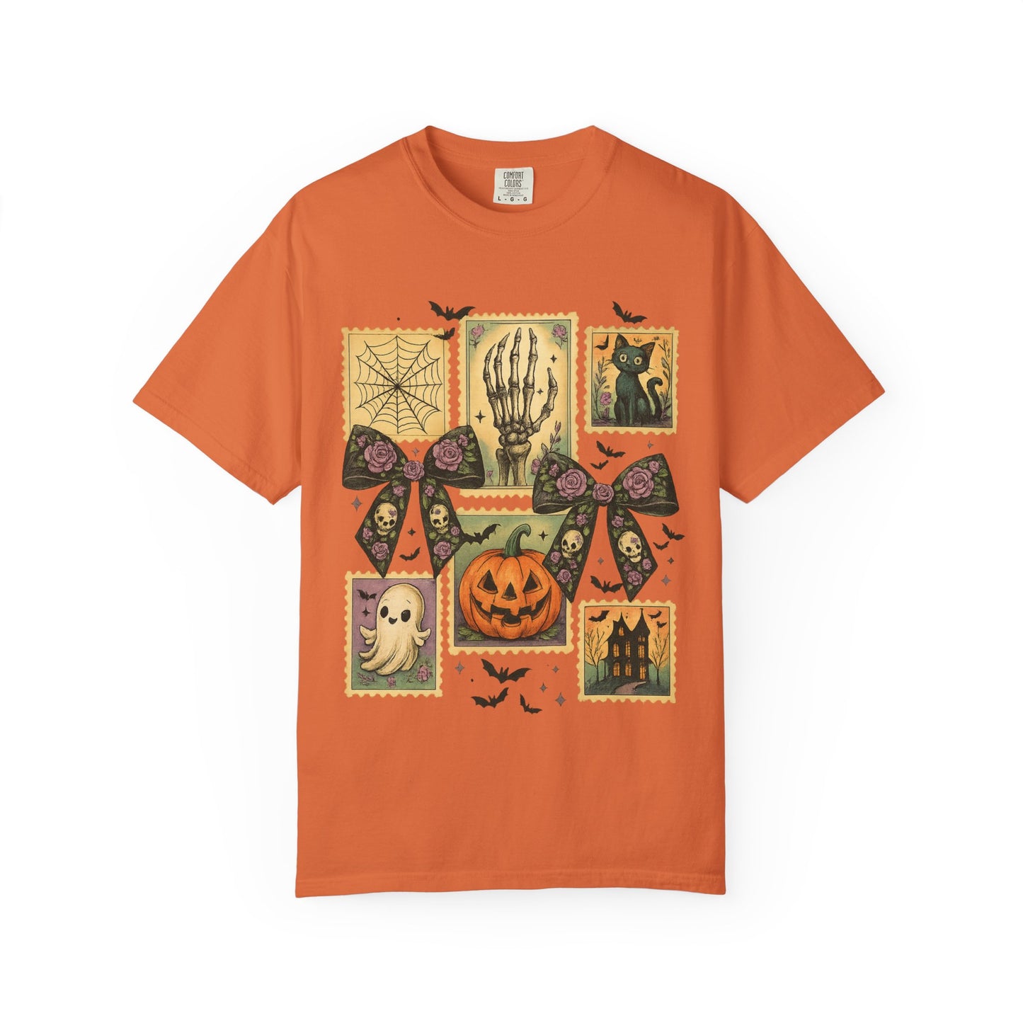 Halloween-Themed Unisex T-Shirt - Spooky Vibes for Fall Celebrations, Ghost Lovers Gift, Costume Party Essential, Cozy Autumn Tee