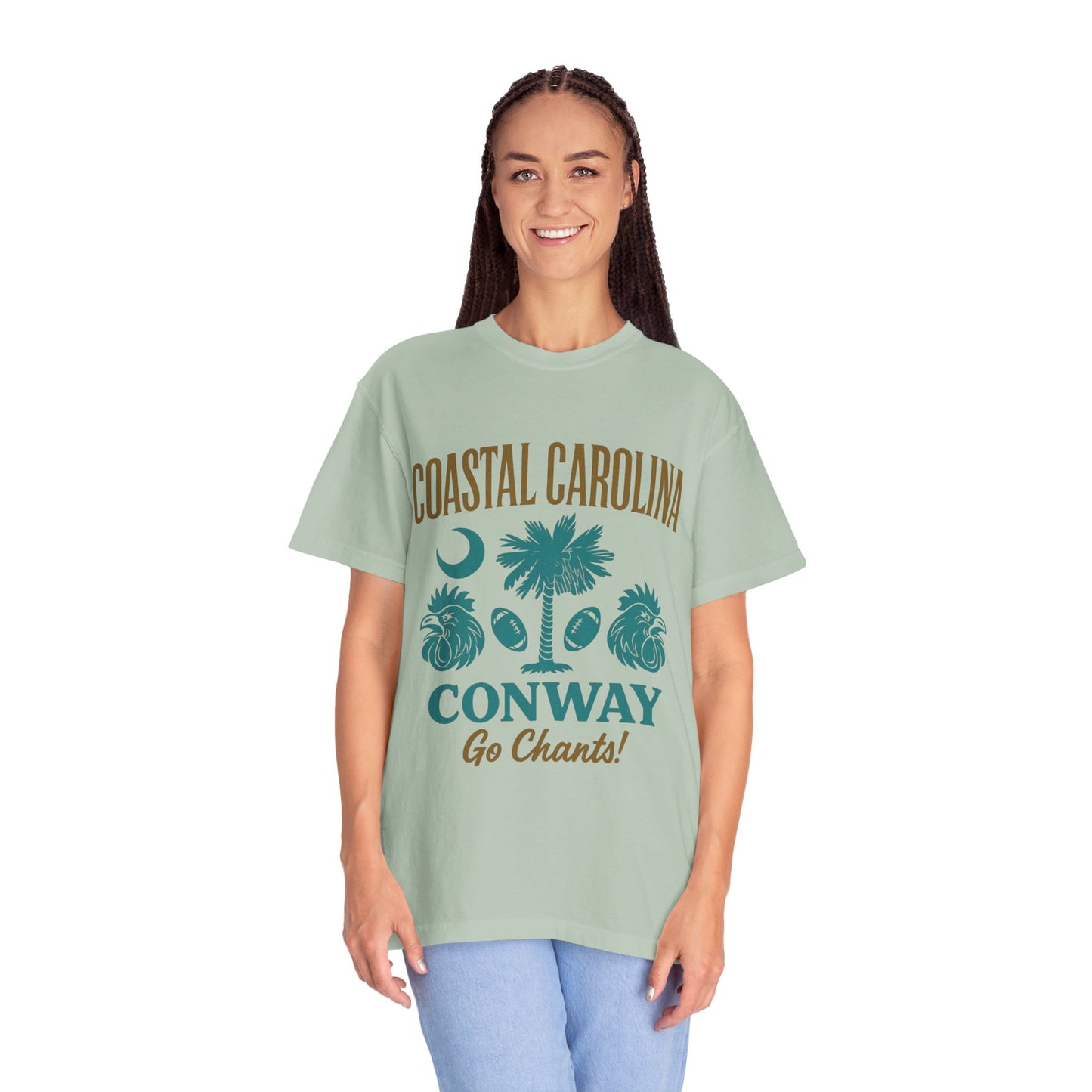 Go Chants T-Shirt, Unisex Garment-Dyed Tee, Beachwear, College Apparel, Summer Vibes