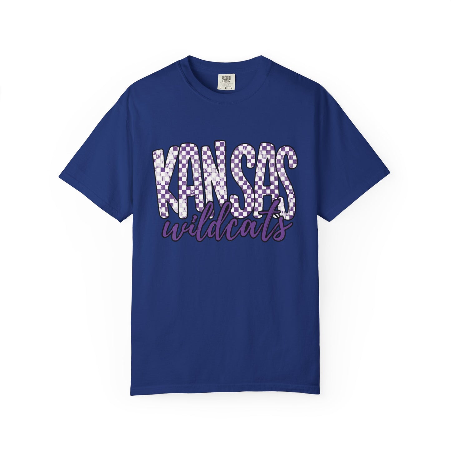 Kansas Wildcats Garment-Dyed T-Shirt | Unisex College Apparel