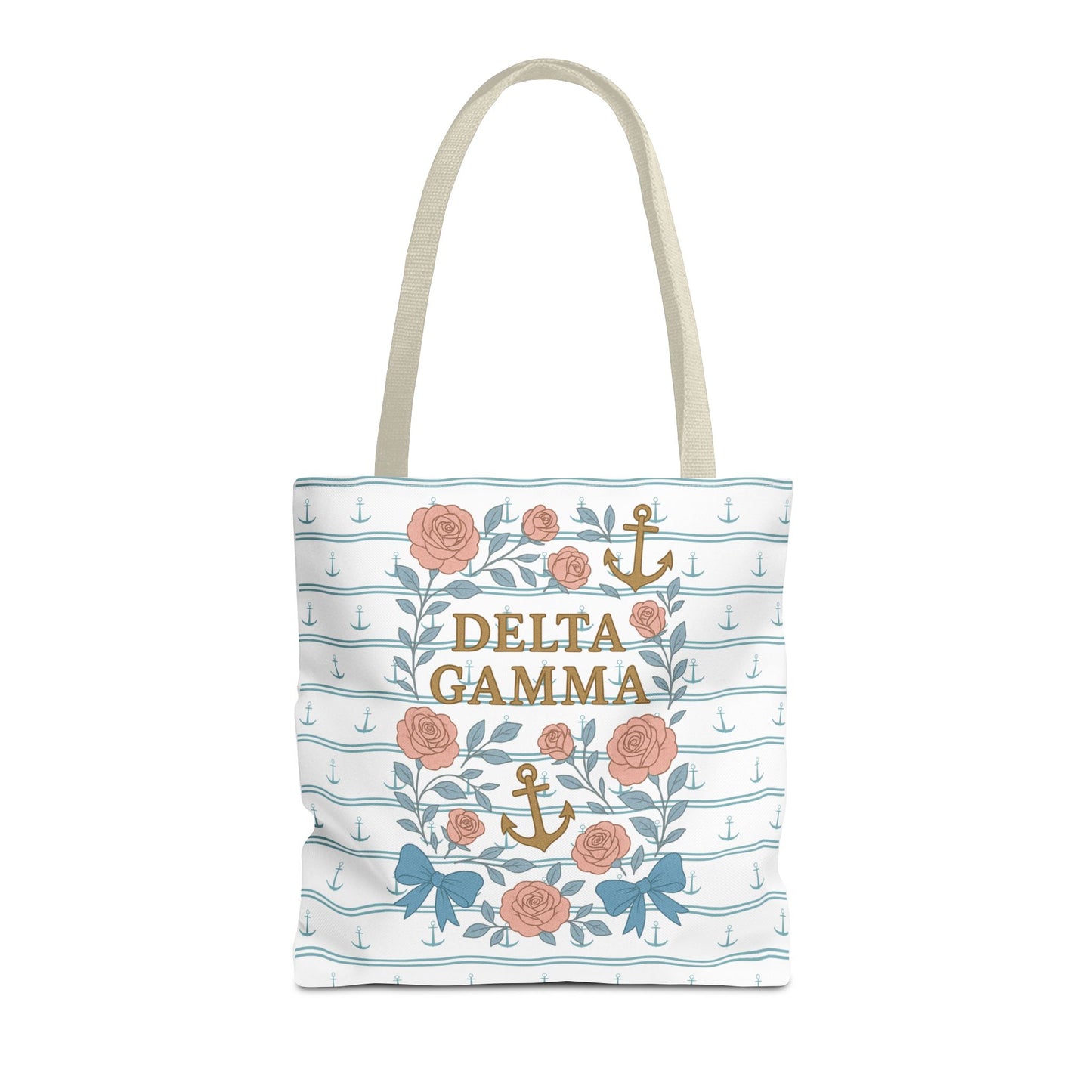 Floral Tote Bag - Delta Gamma Sisterhood Gift