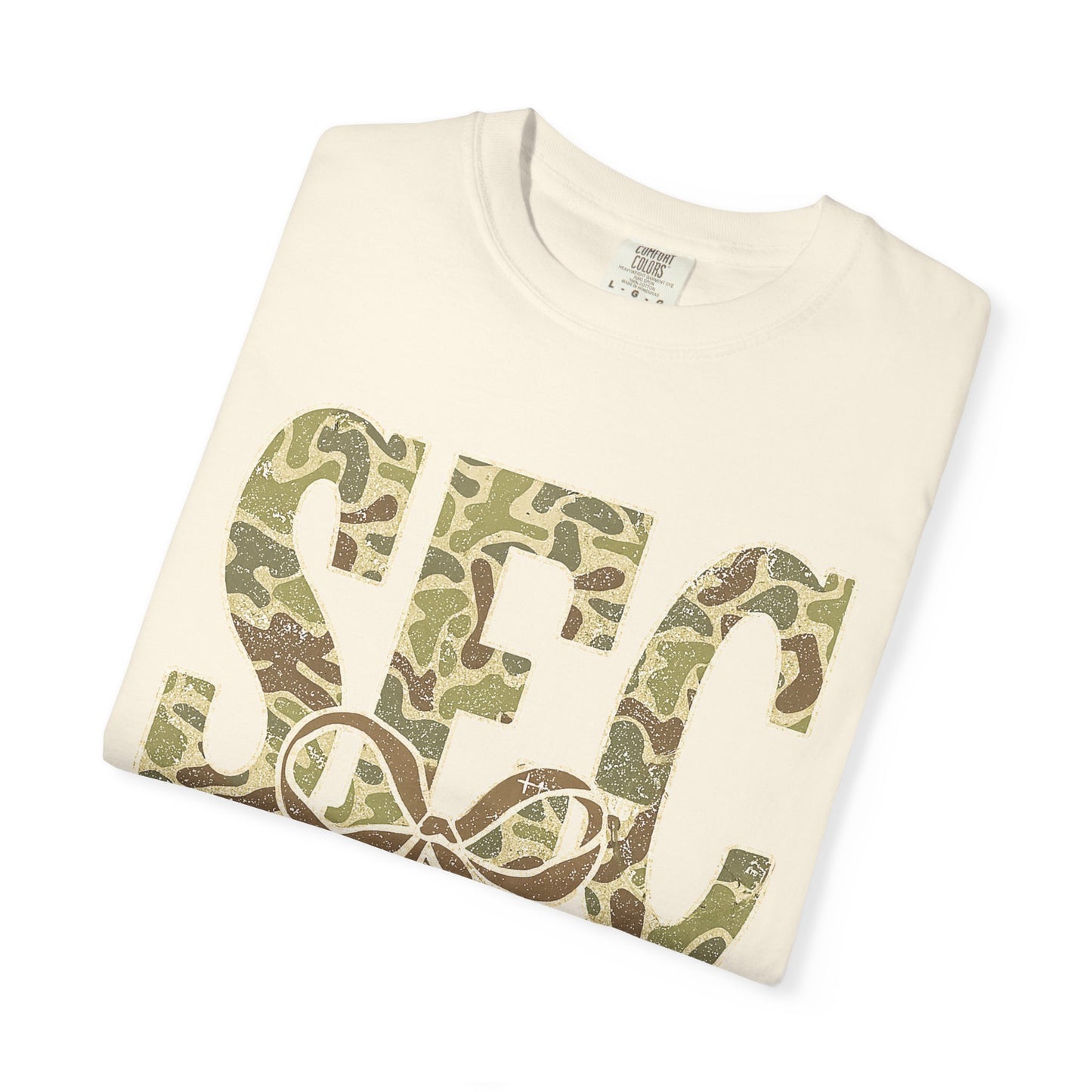 Camo Lettered Unisex T-Shirt - SEC Fan Gear - Gift for Him - Outdoor Wear