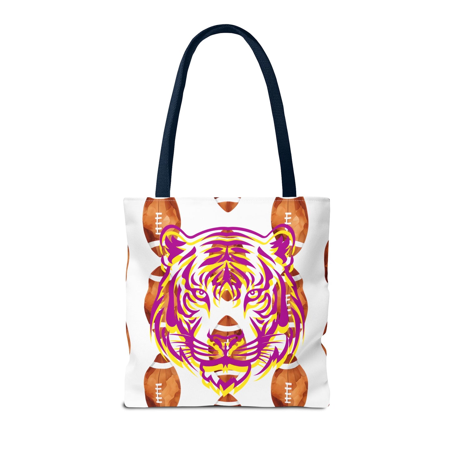 Vibrant Tiger Print Tote Bag - LSU Fans Gift