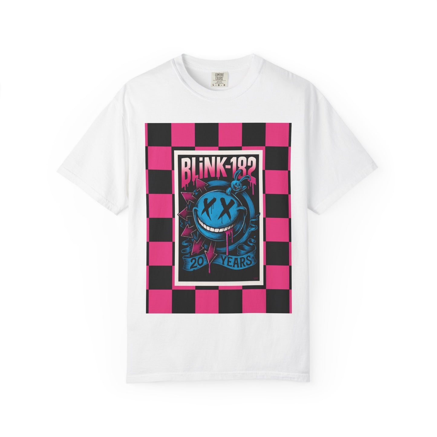 Blink-182 20 Years Unisex T-shirt, Music Tee, Vintage Graphic Shirt, Band Merch, Festival Wear, Concert Outfit