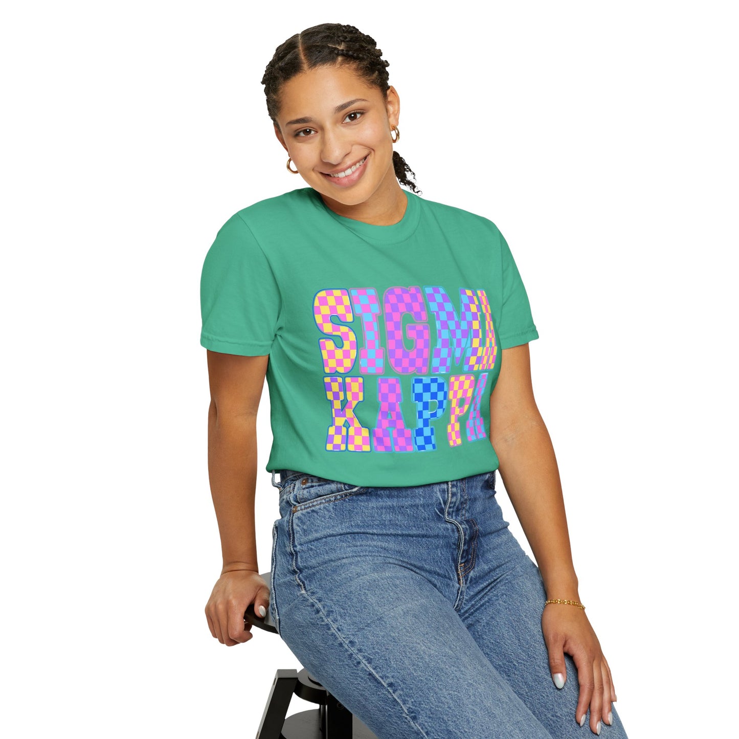 Colorful SigmaKappa T-Shirt - Unisex Garment-Dyed