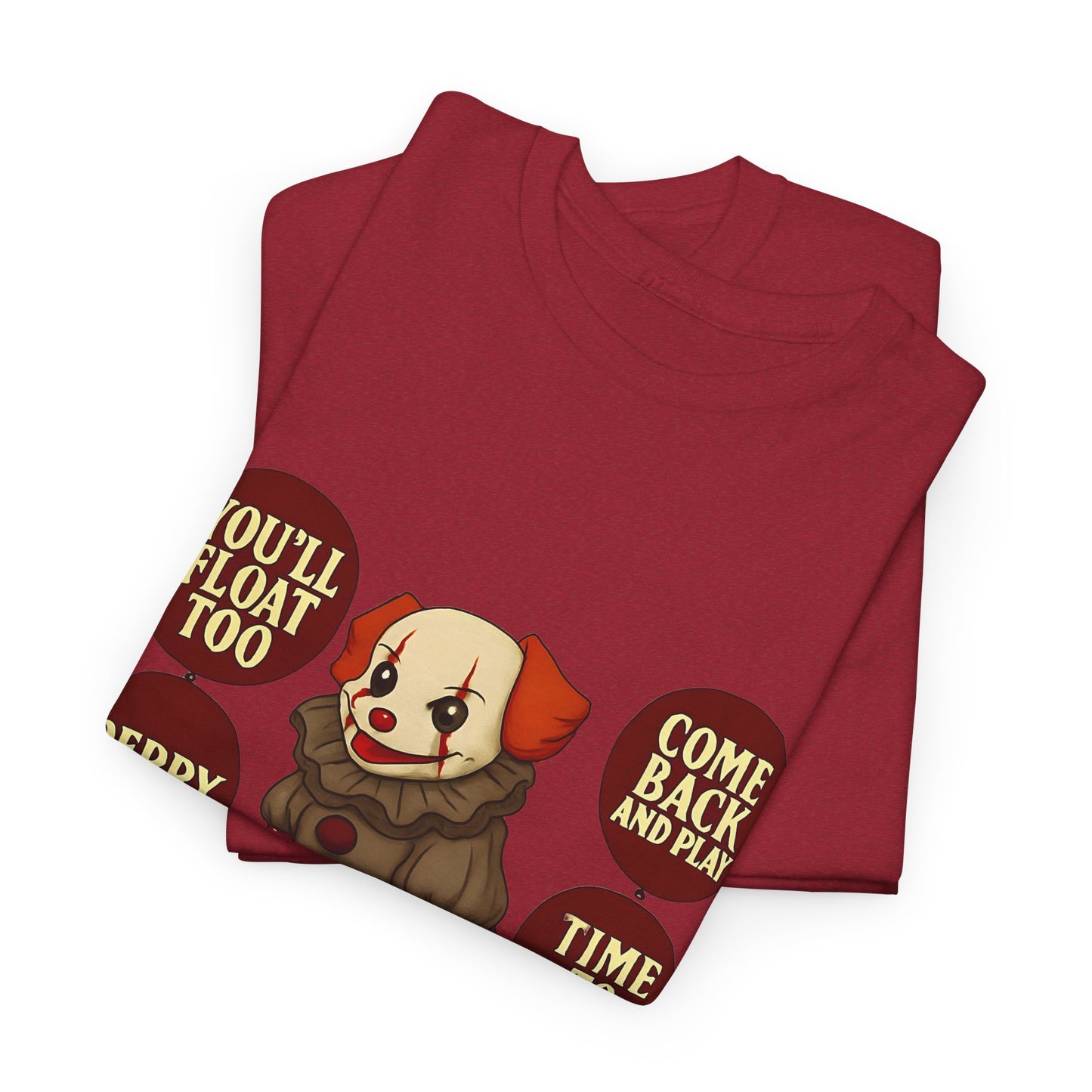 Spooky Dog Tee Clown Pup Pennywise