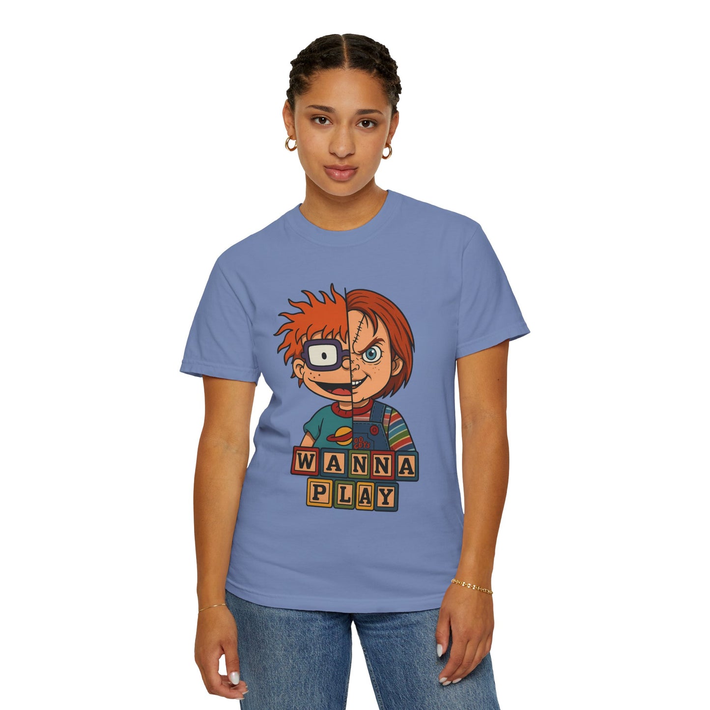 Two Faced Halloween Chucky-Inspired Unisex T-Shirt