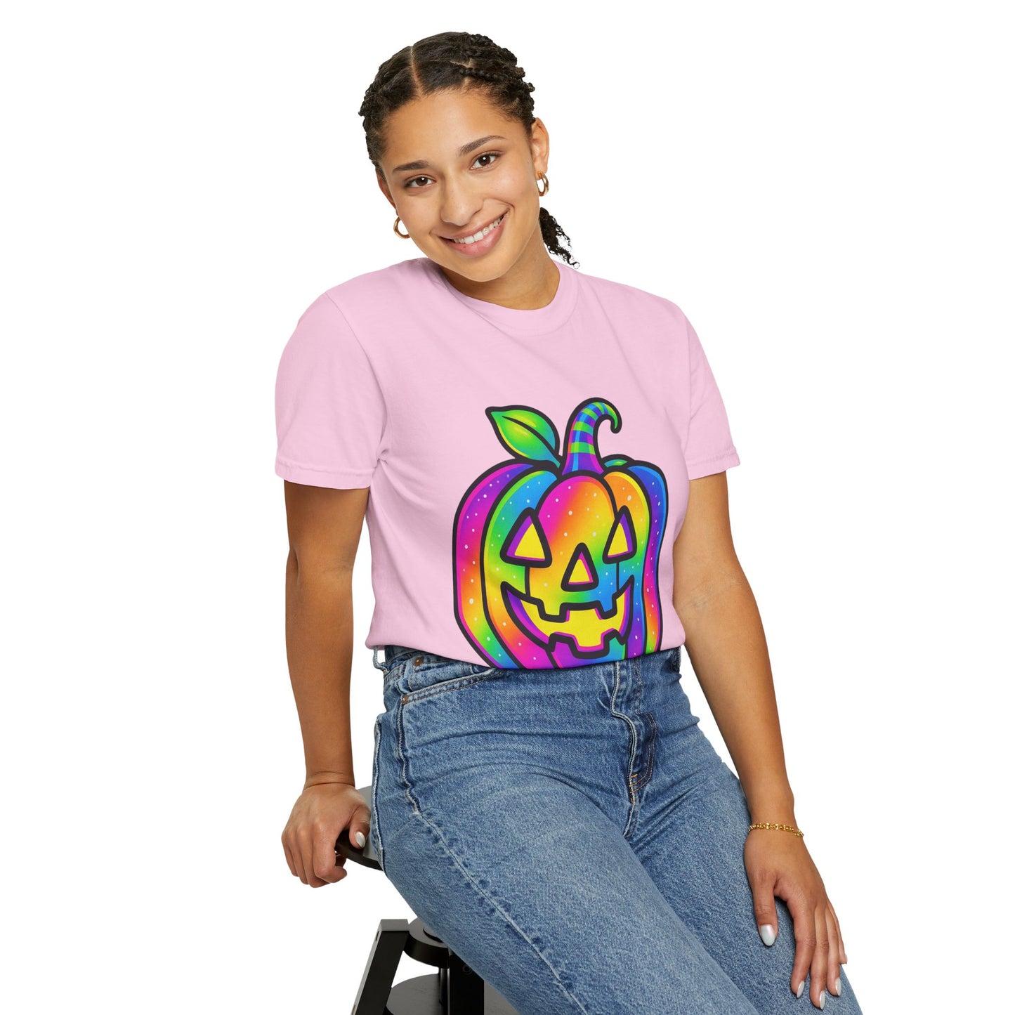 Colorful Pumpkin T-shirt for Halloween