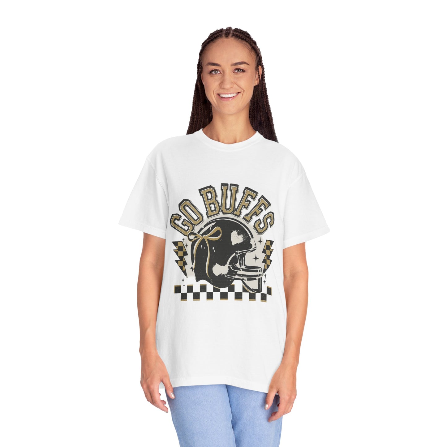 Vintage Sports Fan T-Shirt - Go Buffs Graphic Tee