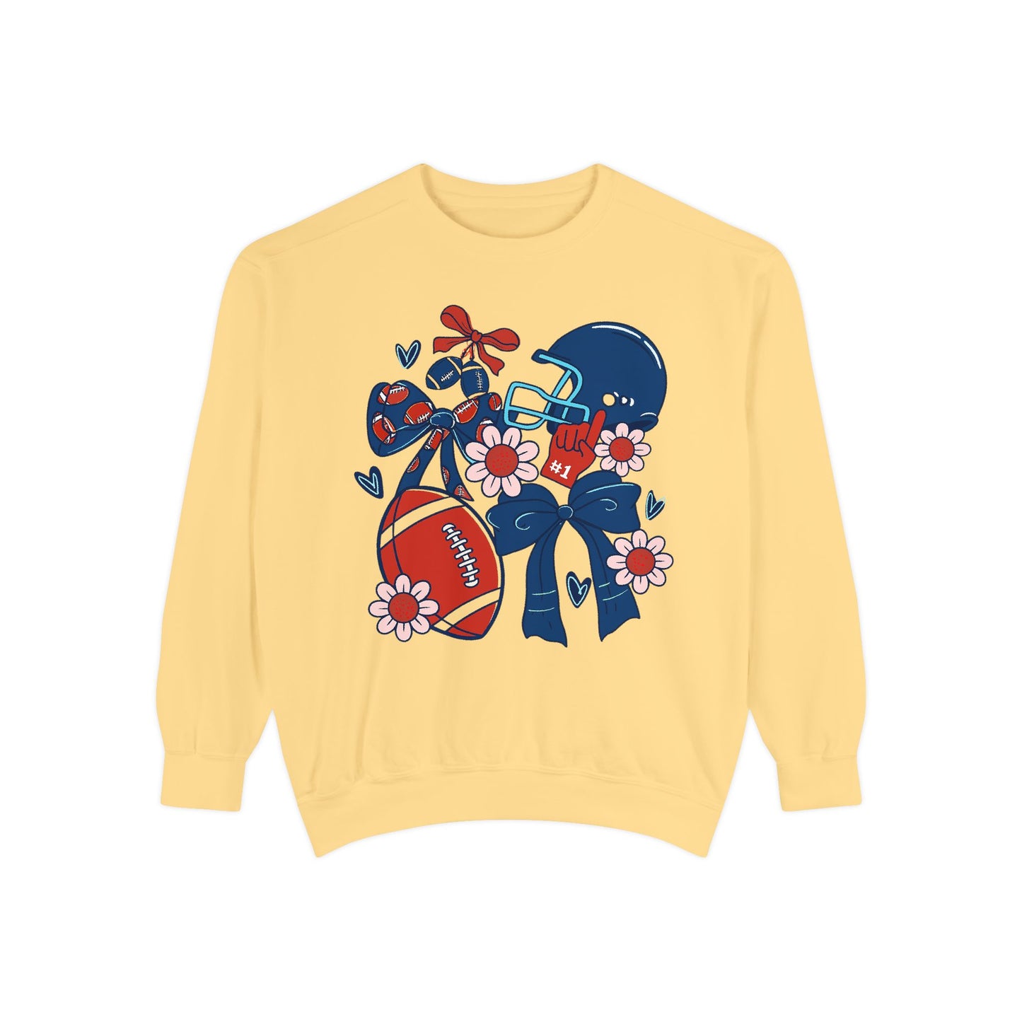 Football Game Day Unisex Sweatshirt - Comfort Colors