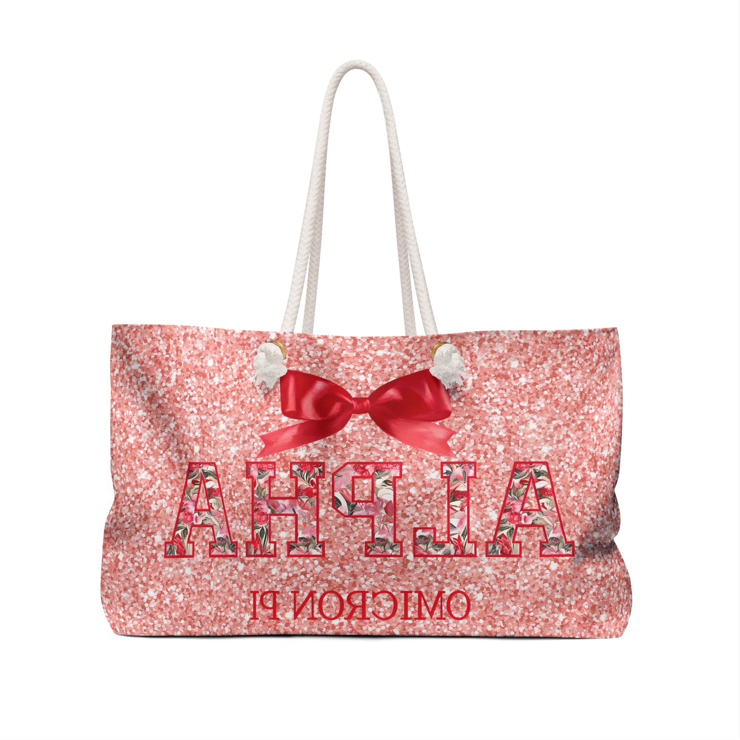 AOPI Sparkling Sorority Weekender Bag, Perfect for Travel, Gifts for Sorority Sisters, Glitzy Bag for Getaways, Weekend Trips, Pink Glitter [...]