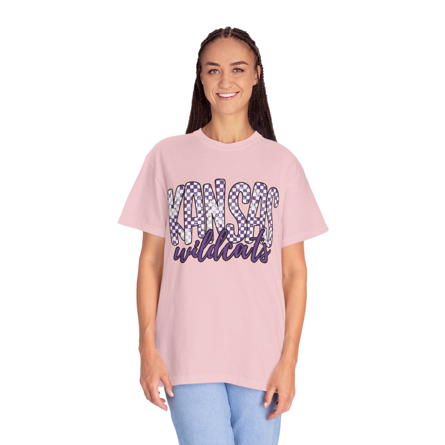 Kansas Wildcats Garment-Dyed T-Shirt | Unisex College Apparel