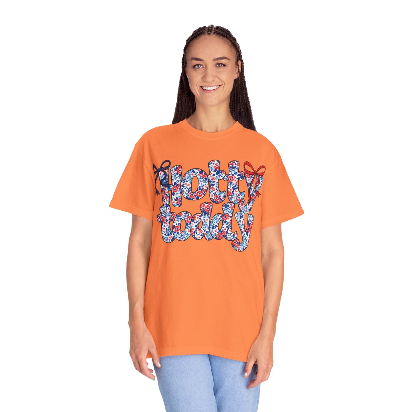 Floral Hotty Toddy Coquette Bow T-Shirt