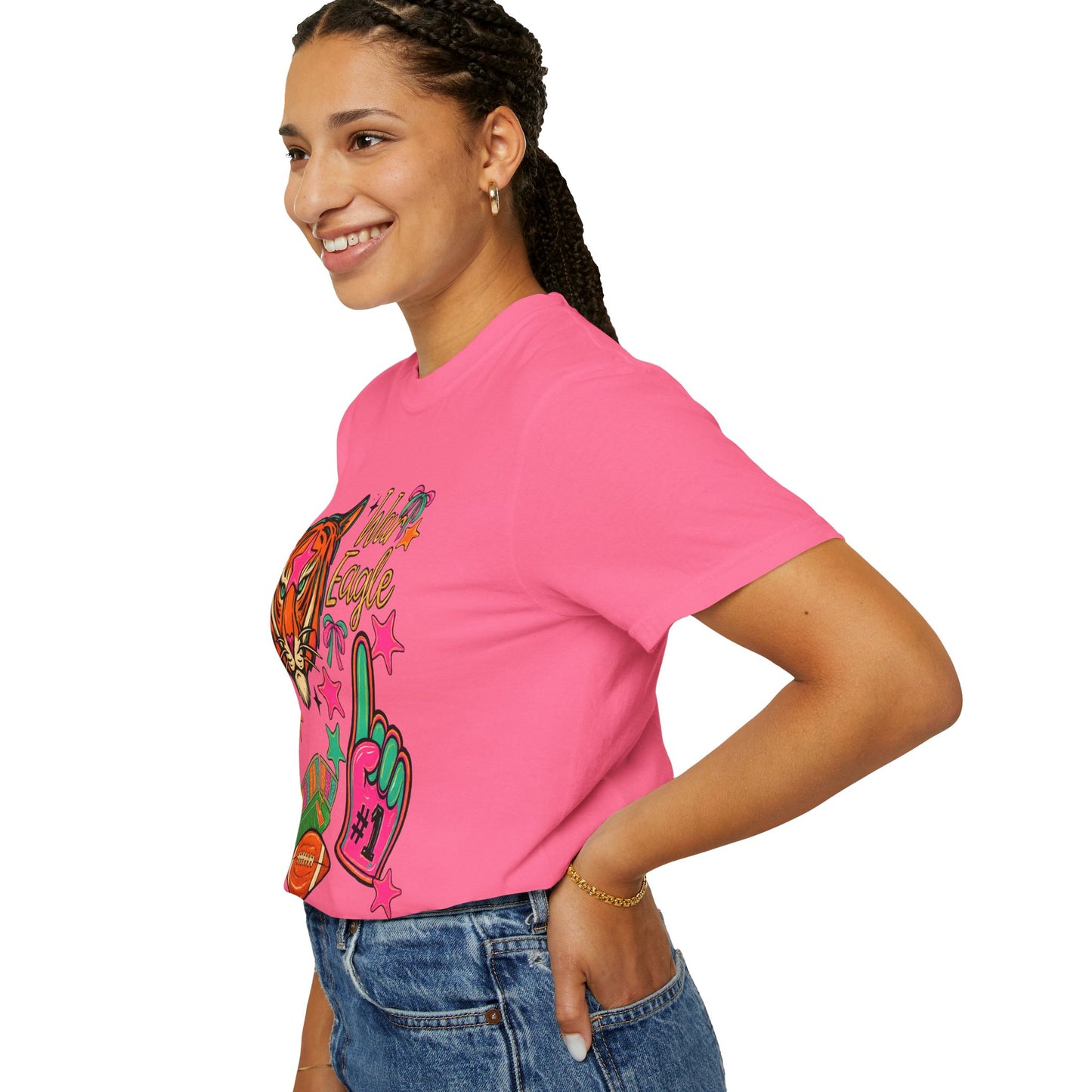 Vintage Preppy Tiger Football Game Day Unisex T-shirt