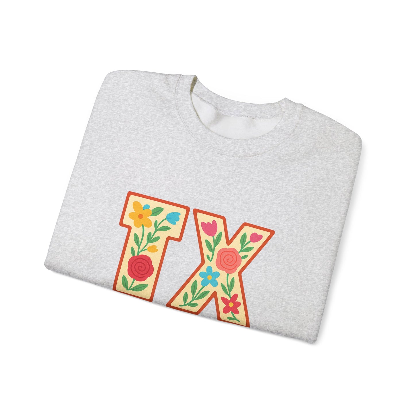 TX Hook'em Unisex Crewneck Sweatshirt | Cozy Texas Pride Apparel, Perfect for Game Day, Casual Outfits, Gifting