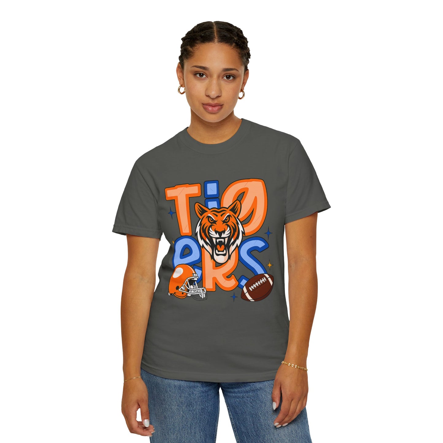 Tigers Unisex Garment-Dyed T-Shirt