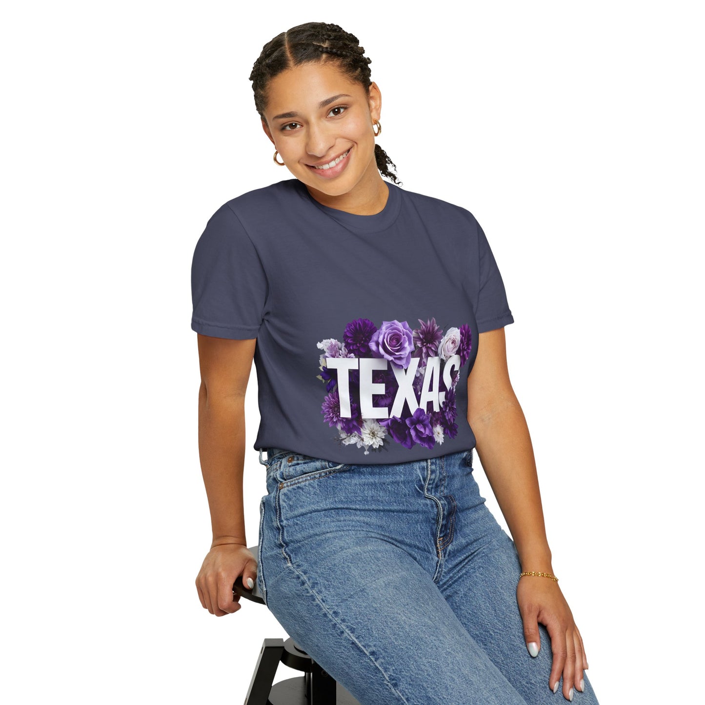 Texas Floral T-Shirt, Unisex Aesthetic Tee, Summer Outfit, Gift for Texan, Casual Style Shirt, Travel Souvenir Shirt
