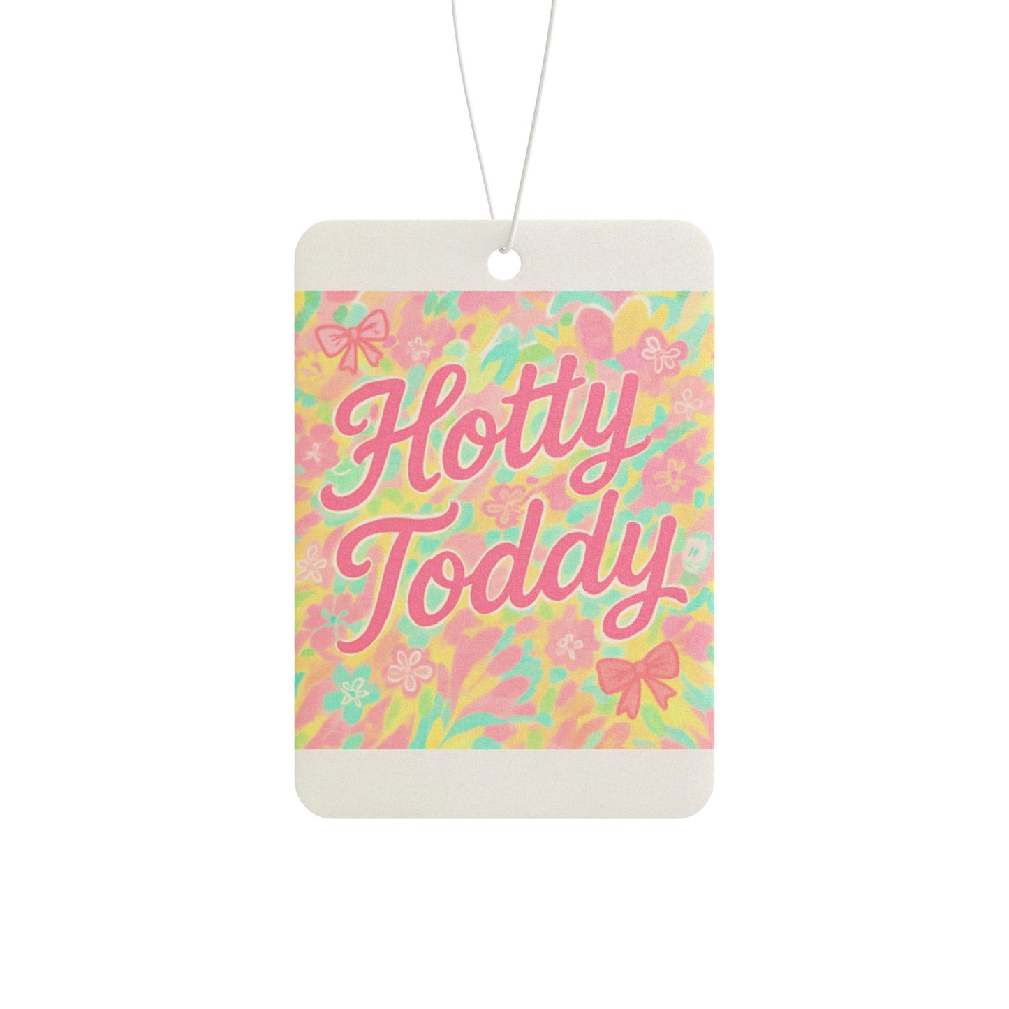 Ole Miss Student Car Air Freshener with Floral Design - Hotty Toddy, Vehicle Fragrance, Car Decor, Aromatherapy, Gift for Car Lovers, Cute Air Freshener