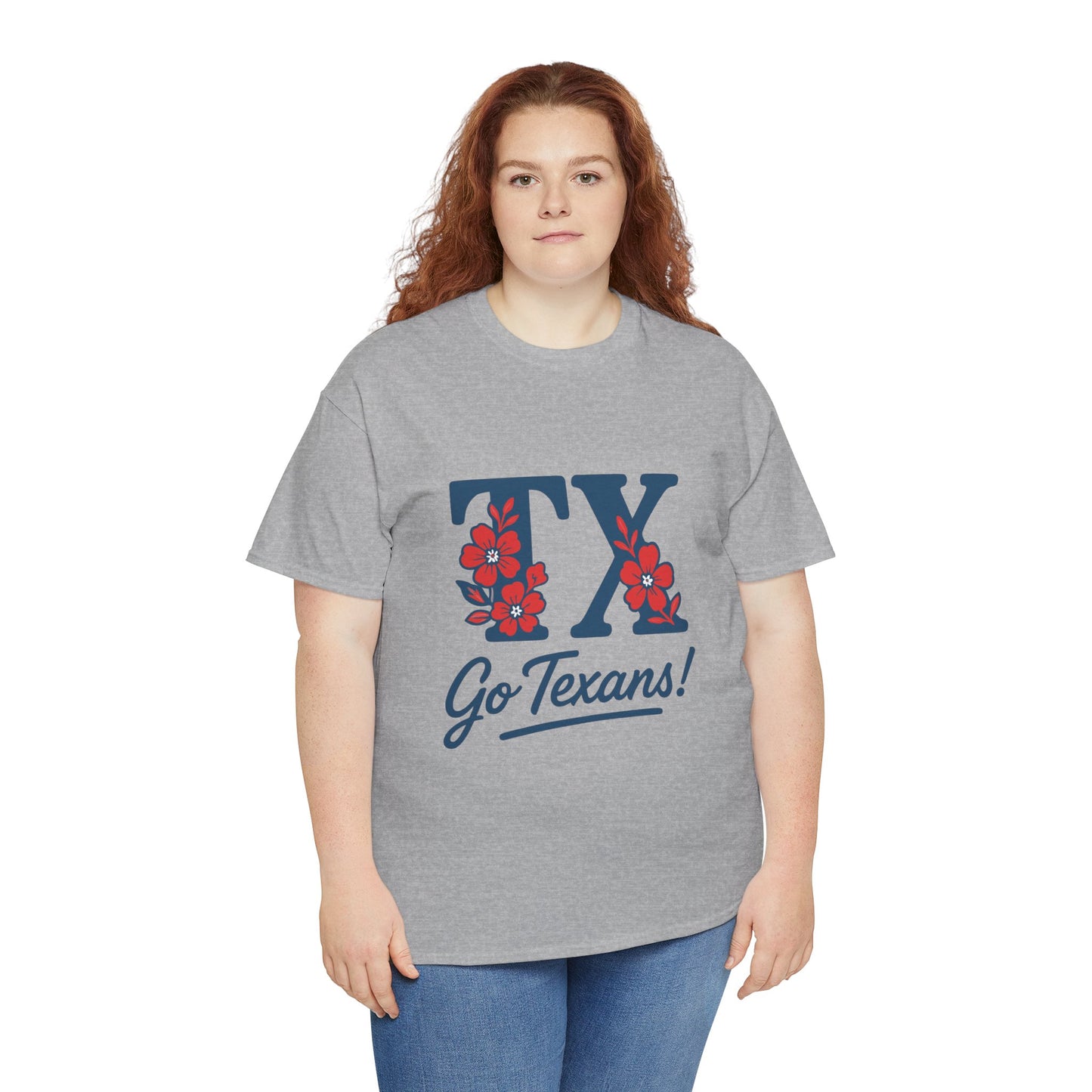 Texas Pride Unisex Cotton Tee | Go Texans! T-Shirt, Casual Wear, Game Day Shirt, Gift for Fans, Spring/Summer Style