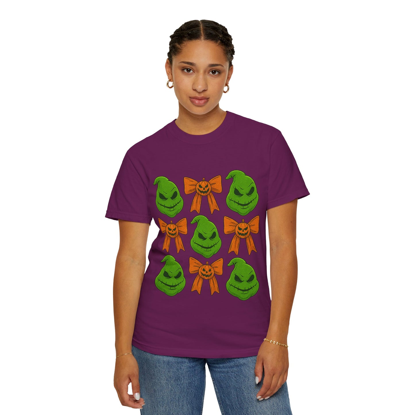 Oogie Boogie Holiday T-Shirt | Fun Gift for Christmas, Unisex Cotton Tee, Festive Apparel, Grinch Lovers, Green Character Design