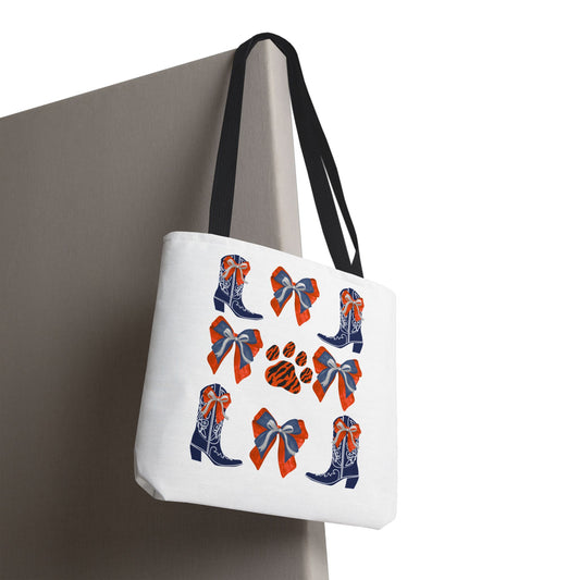 Au Tigers Spirit Tote Bag, Cute Accessories, Back to School, Gift for Sports Fans, Cheerleading Team Bag, war eagle, go tigers, auburn game day, auburn fan gift, graduation gift, auburn alumni