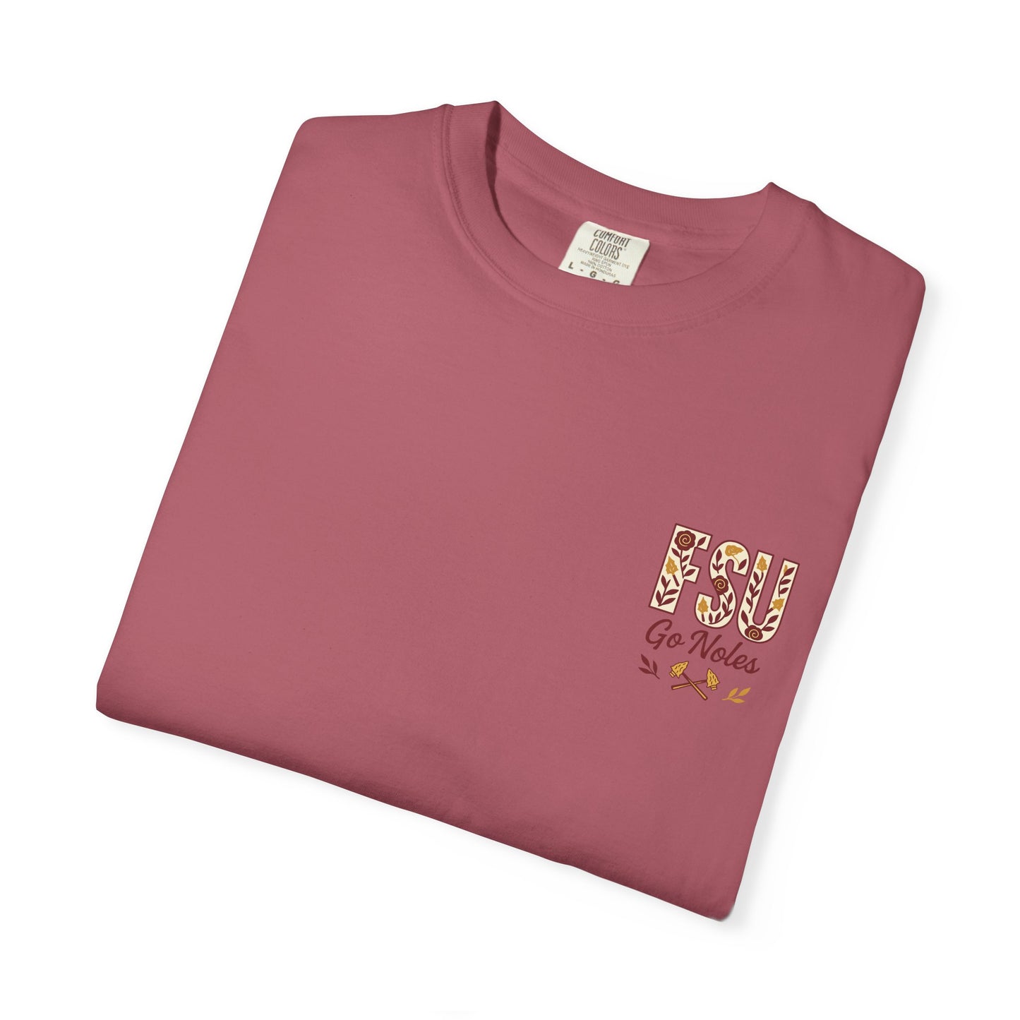Tomahawk Nation T-Shirt, Unisex College Football Tees, Garment-Dyed Fan Apparel, Go Noles Spirit Wear, Game Day Outfit