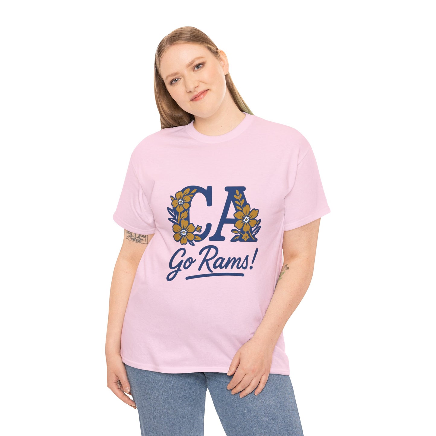 CA Rams Floral Tee