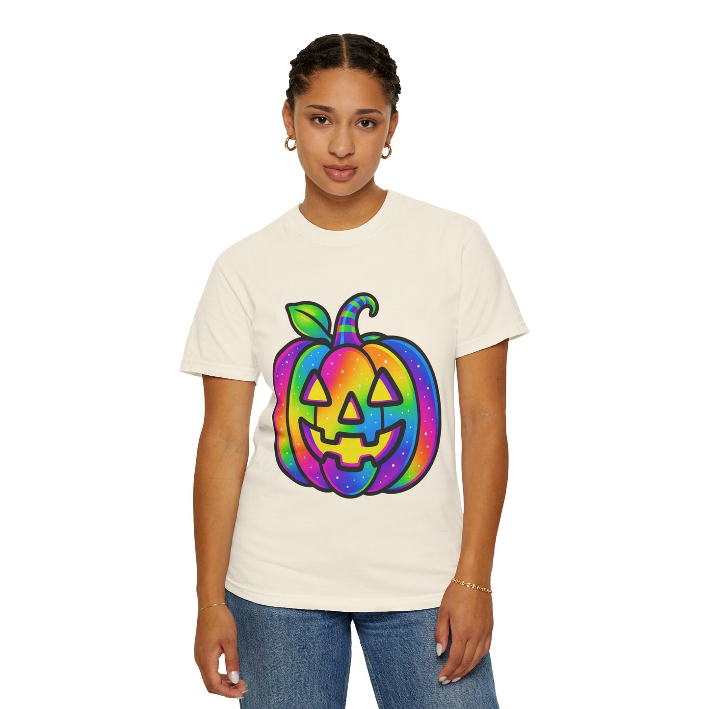 Colorful Pumpkin T-shirt for Halloween