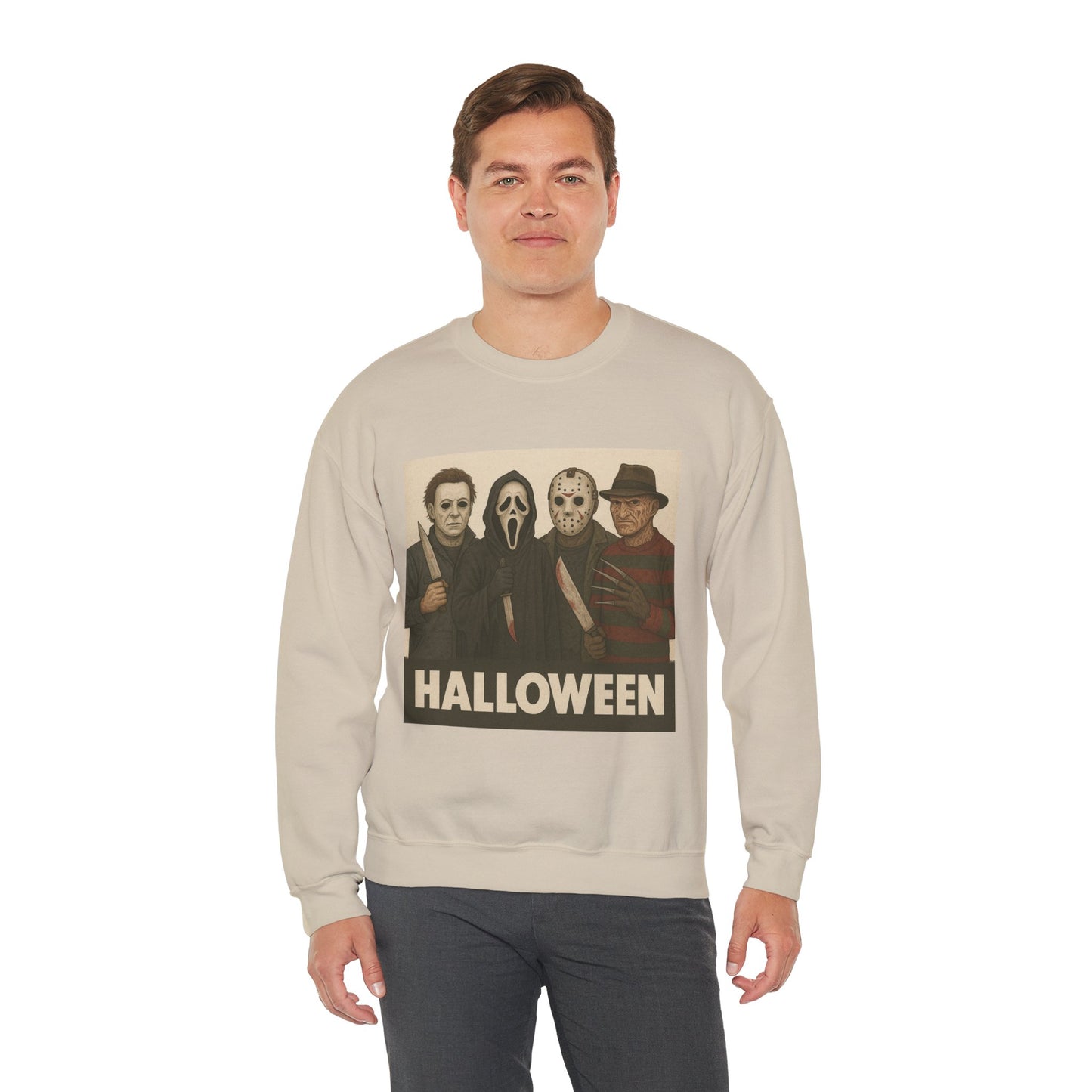 Spooky Movie Crewneck Sweatshirt - Halloween Horror Apparel