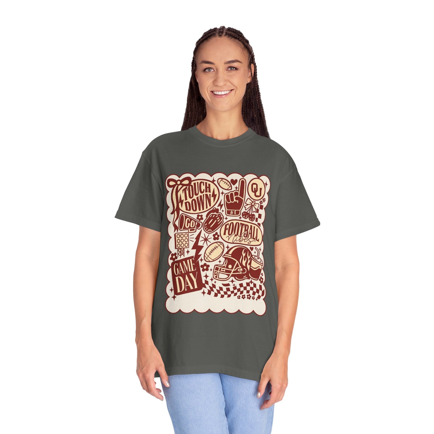 Touchdown Game Day Unisex T-shirt - Football Lover Tee, OkU Celebration