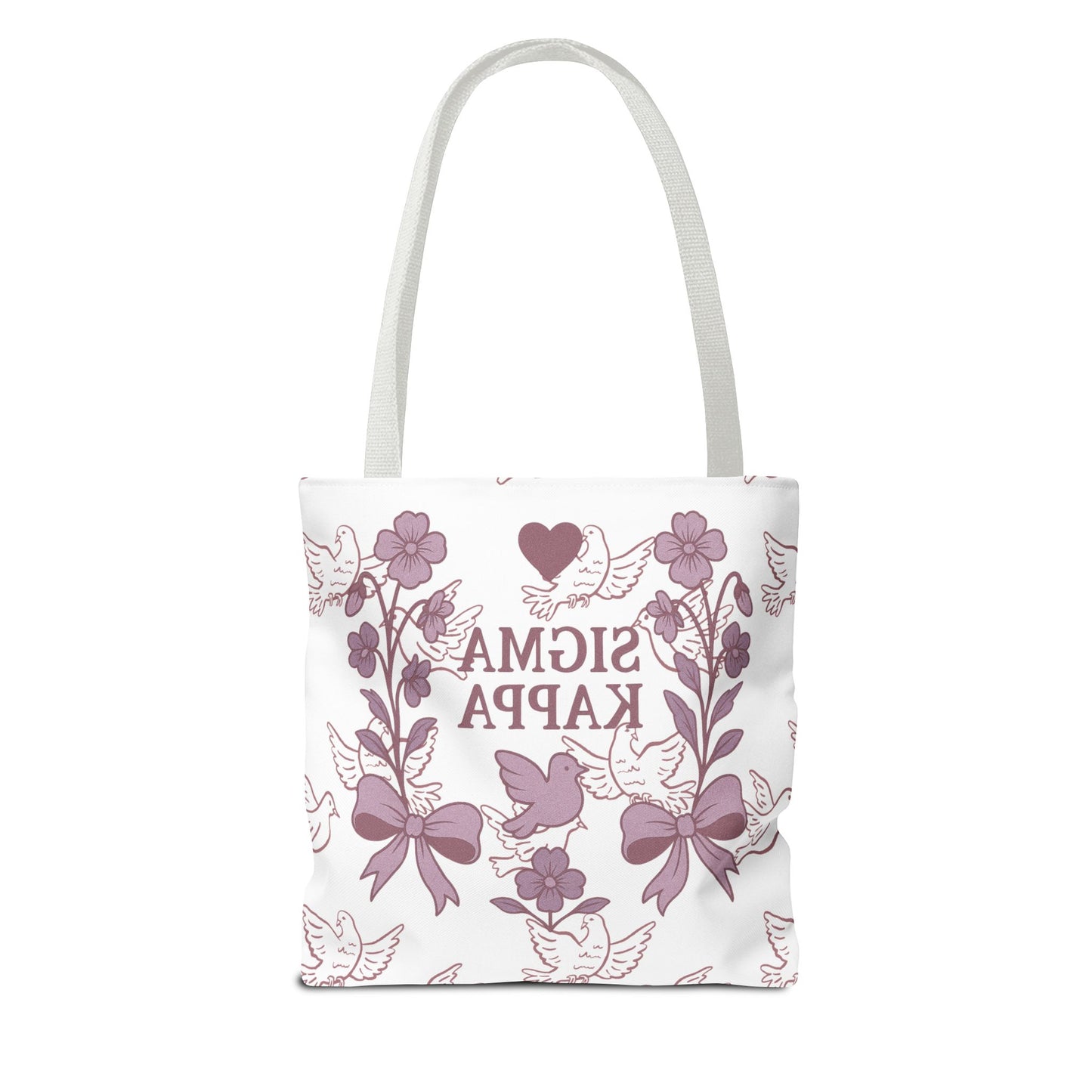 Sigma Kappa Floral Tote Bag | Sorority Gift, Eco-Friendly Carry-All, College Accessory, Stylish Shopping Bag, Chic Beach Tote