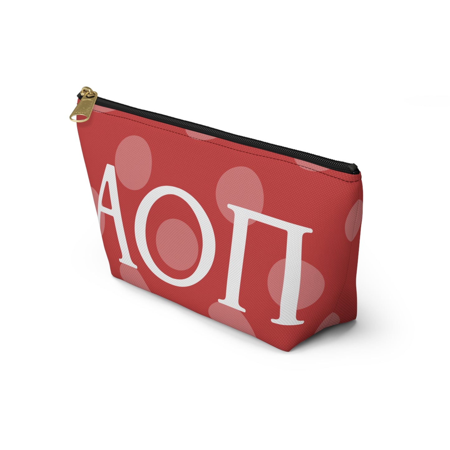 AOPI Chic Accessory Pouch, Personalized Makeup Bag, Fun Pencil Case, Stylish Travel Organizer, Unique Gift Idea, Sorority or College Essentials