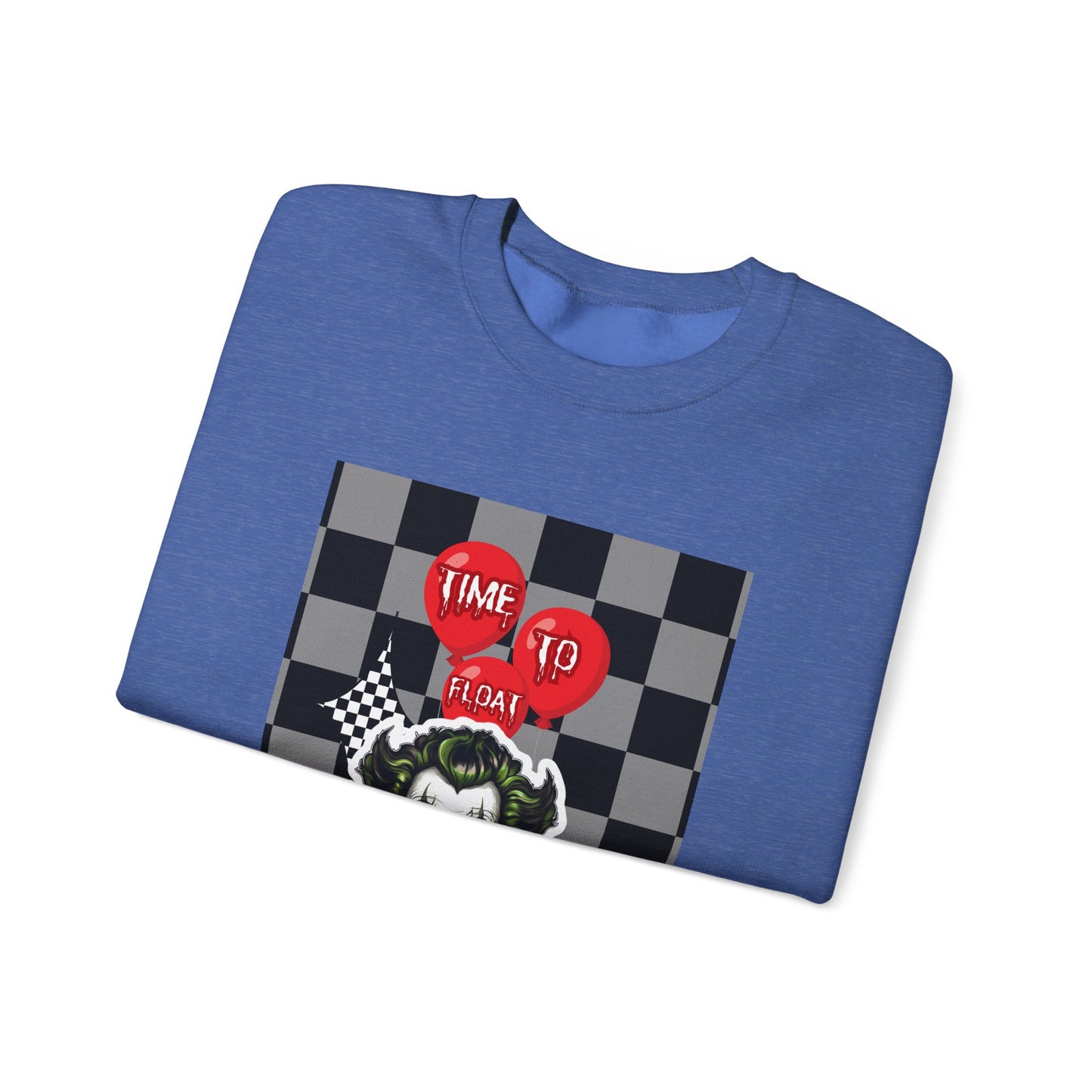 Horror Fan Crewneck Sweatshirt - Time To Float, Love It Or Leave It