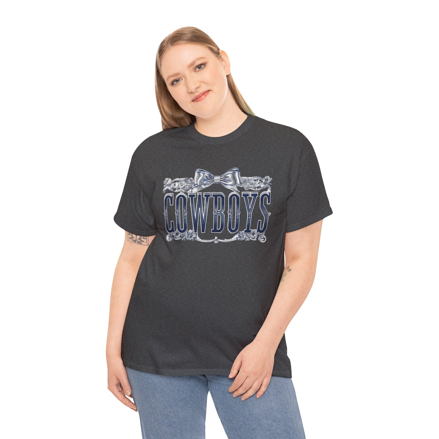 Cowboys Graphic Tee, Unisex Heavy Cotton Tee, Western Wear, Country Music Shirt, Rodeo Style T-Shirt, Gift for Cowboy Fans