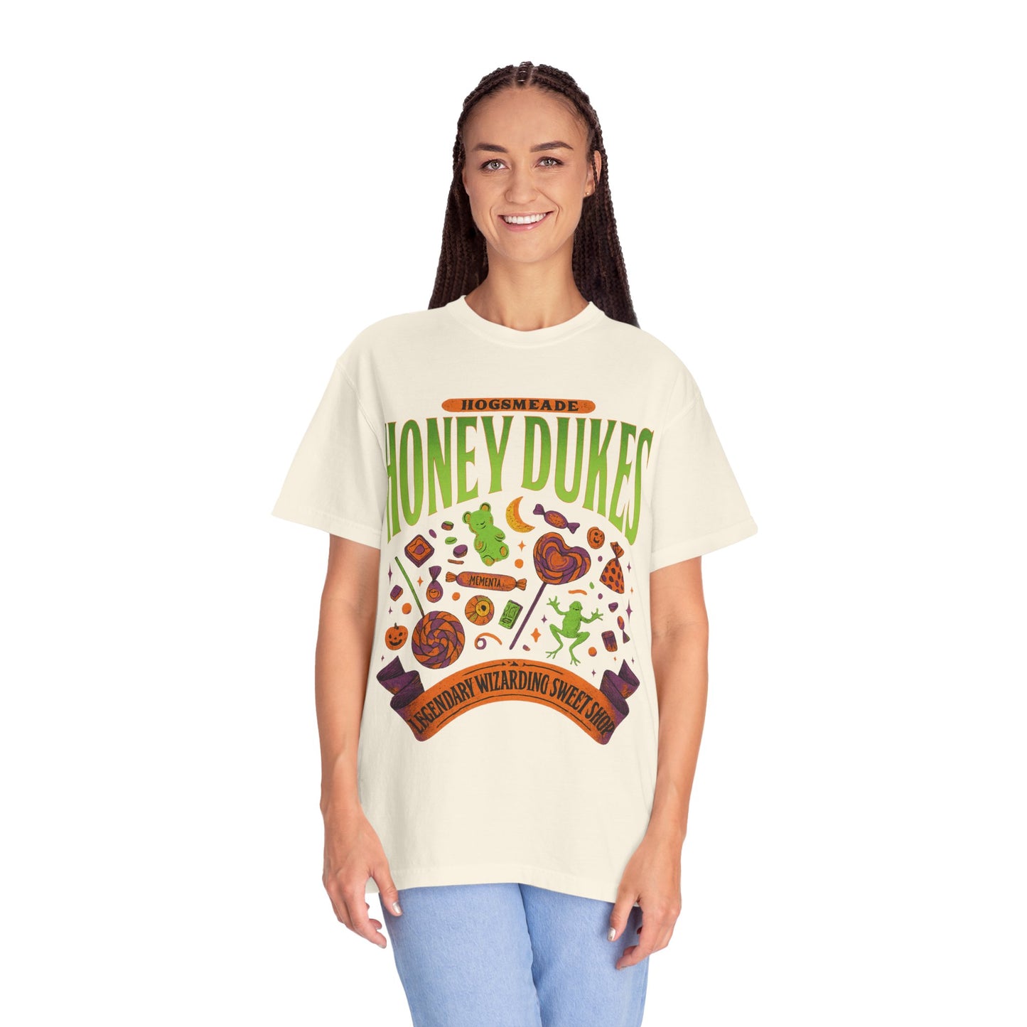 Honey Dukes Wizarding T-Shirt | Unisex Garment-Dyed Tee, Perfect for Fans, Gifts, Celebrations, Cosplay, and Everyday Wear