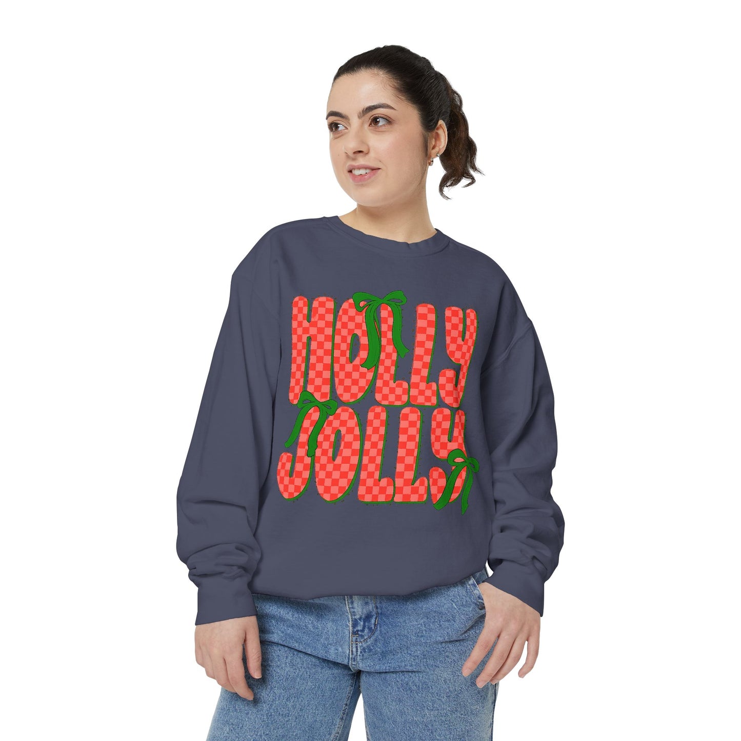 Holly Jolly Sweatshirt — Festive Christmas Holiday Pullover