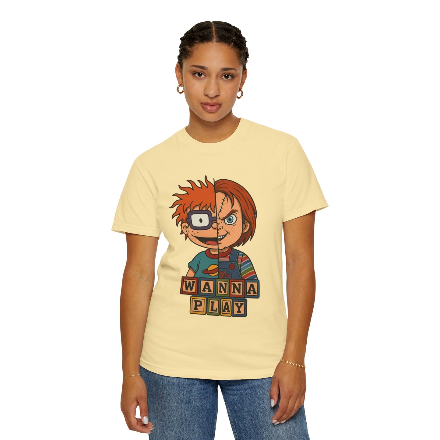 Two Faced Halloween Chucky-Inspired Unisex T-Shirt