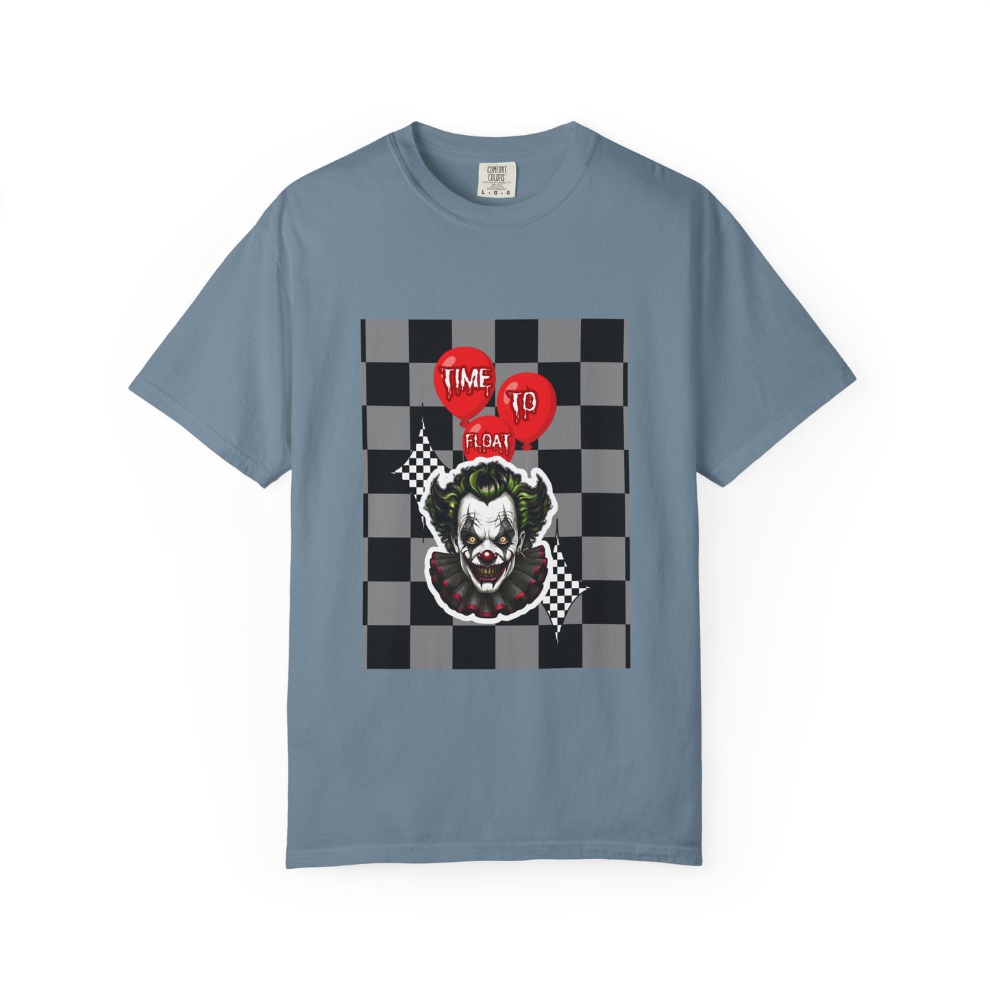 Creepy Clown Graphic T-Shirt, Halloween Costume Tee, Unisex Horror Shirt, Fun Gift for Fans, Graphic Novelty Wear, Casual Outfit
