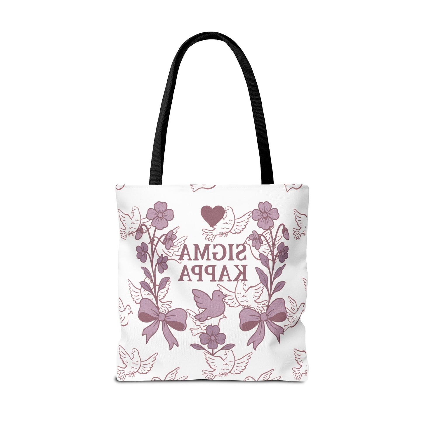 Sigma Kappa Floral Tote Bag | Sorority Gift, Eco-Friendly Carry-All, College Accessory, Stylish Shopping Bag, Chic Beach Tote
