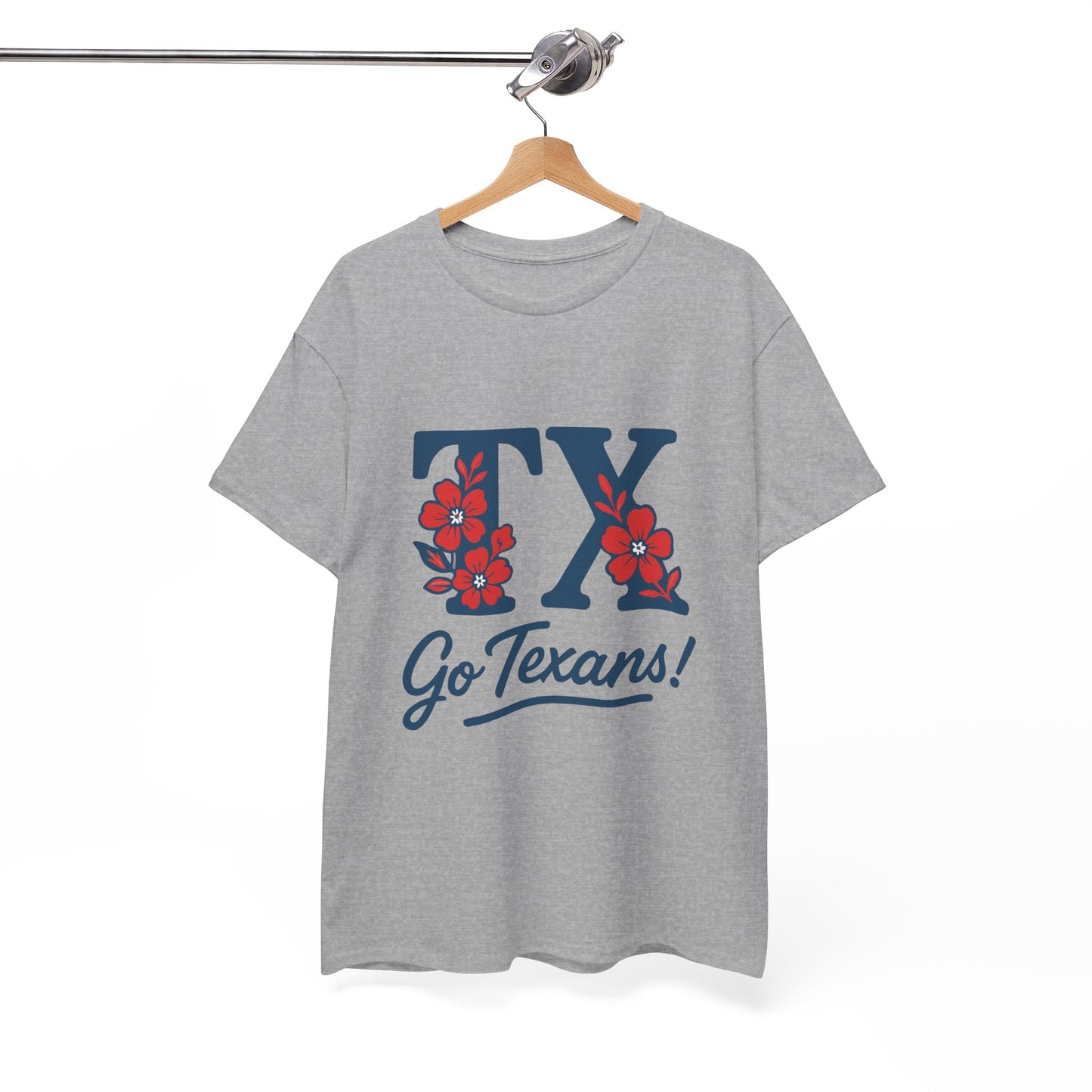 Texas Pride Unisex Cotton Tee | Go Texans! T-Shirt, Casual Wear, Game Day Shirt, Gift for Fans, Spring/Summer Style