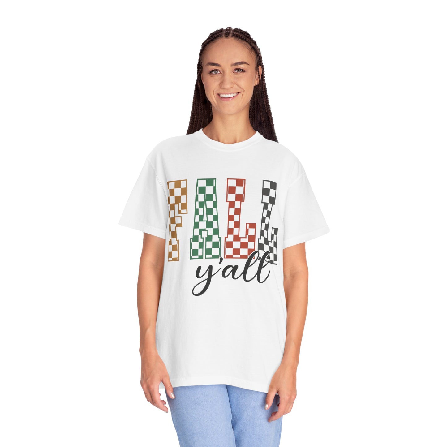 Fall Y'all Unisex T-shirt - Cozy Autumn Apparel for Thanksgiving & Harvest Season