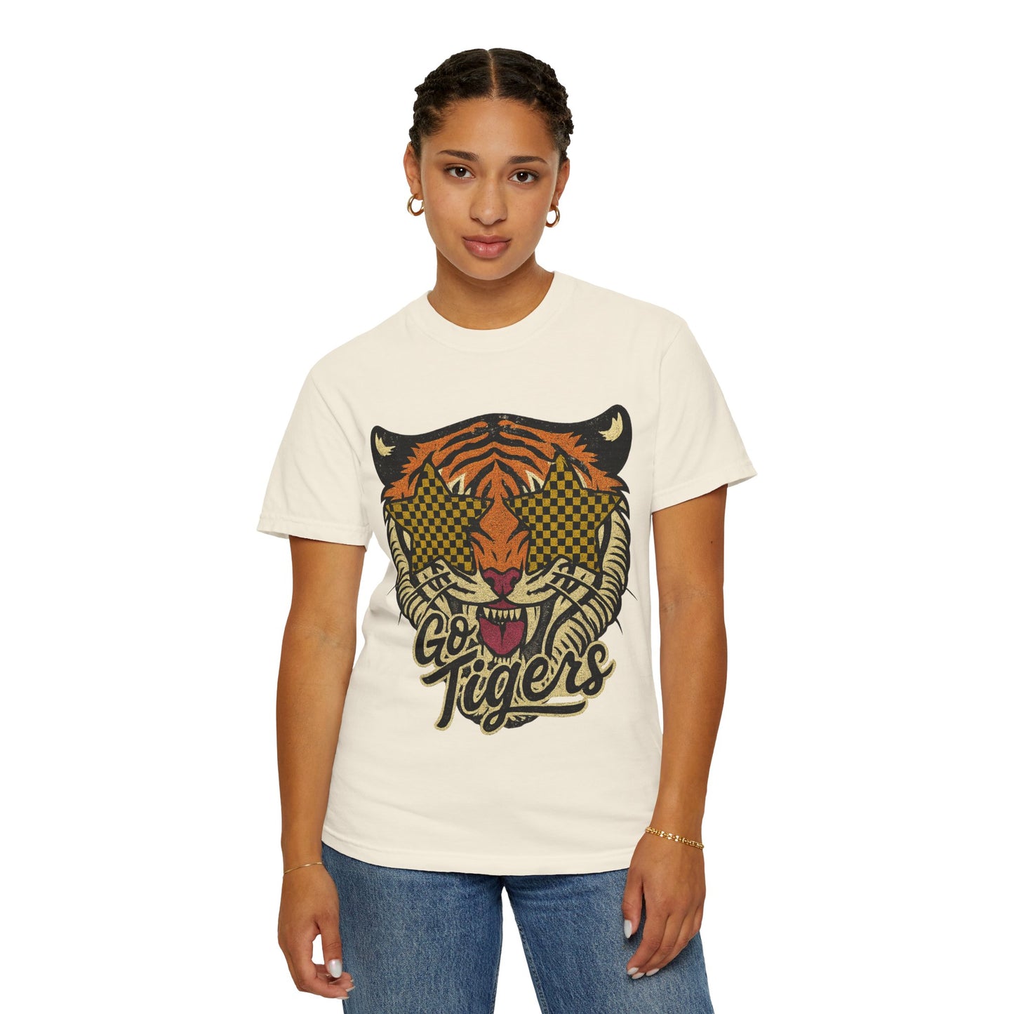 Bold Tiger Graphic Unisex T-Shirt - Go Tigers Design for Missouri Lovers