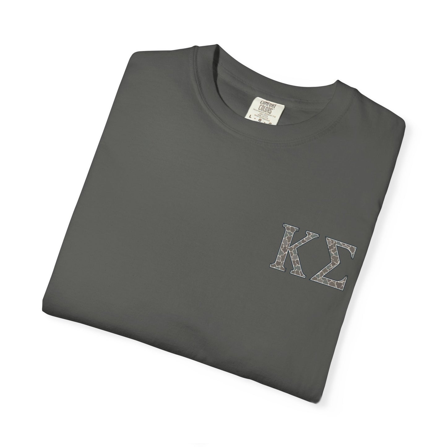 Kappa Sigma Garment-Dyed Unisex T-Shirt, Casual Wear, Greek Life Apparel, College Student Gift, Comfy Streetwear