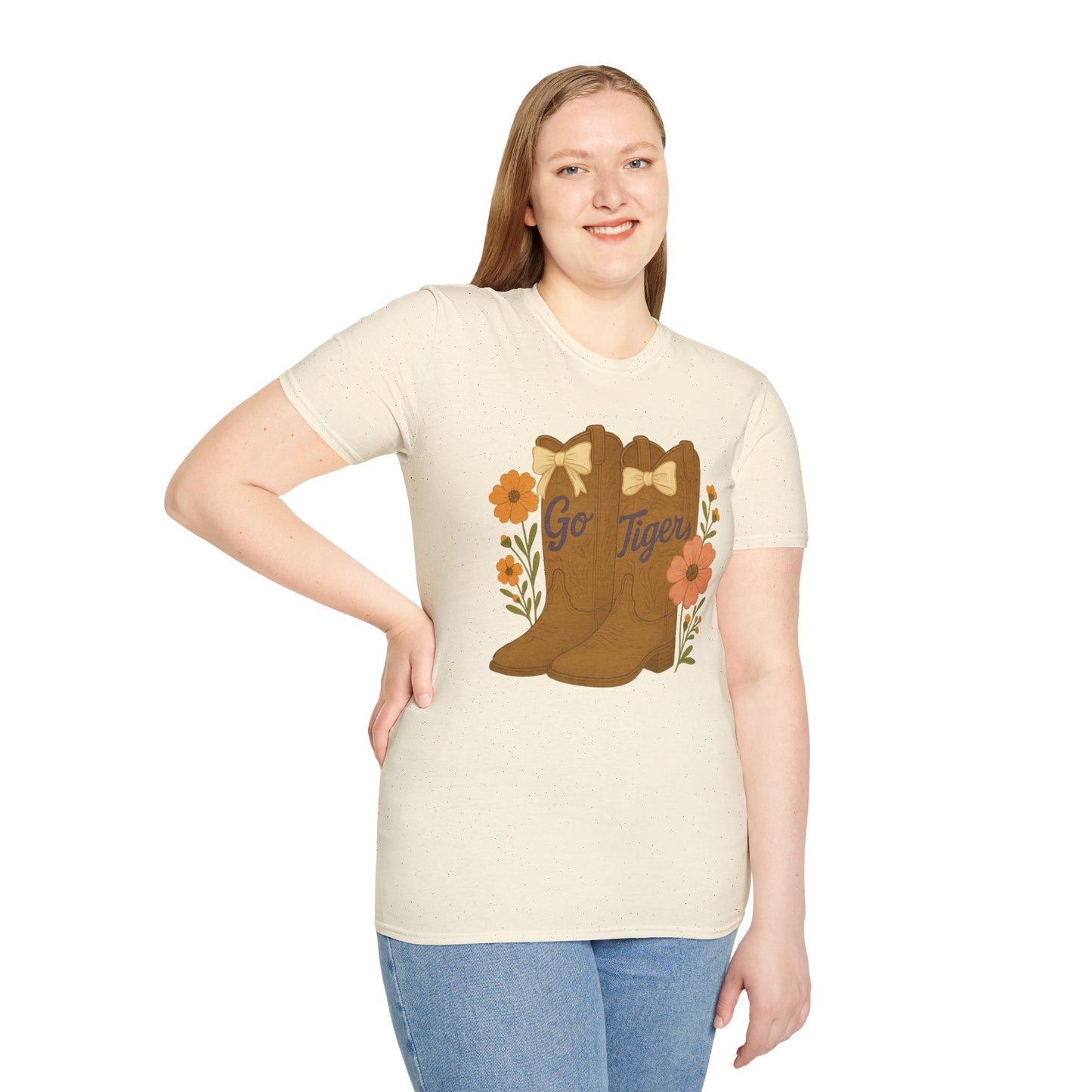 SC Tigers Country Boots Unisex T-Shirt | Cute Southern Style Tee, Go Tiger Shirt, Perfect for Game Day, Clemson Game Day, Graduation Gift, College Student Gift