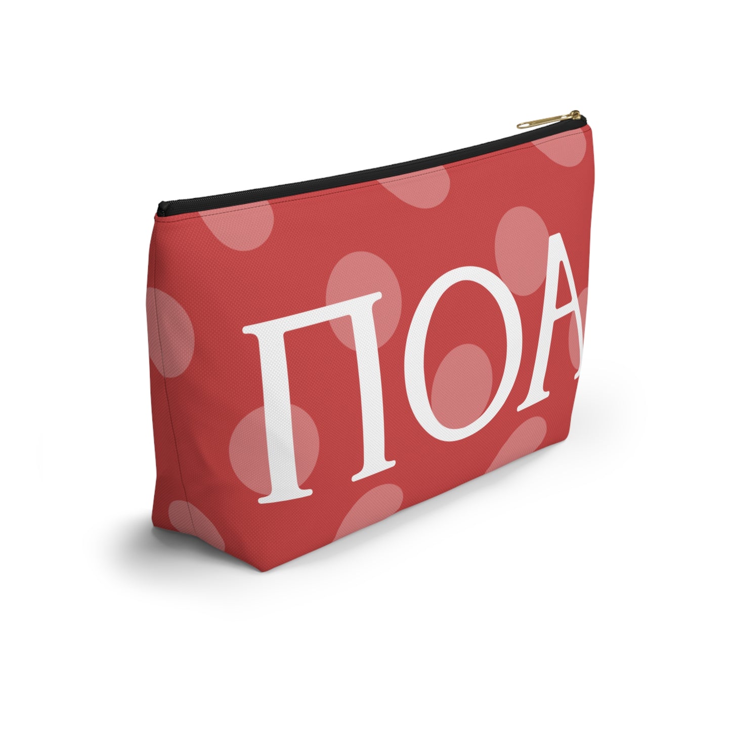 AOPI Chic Accessory Pouch, Personalized Makeup Bag, Fun Pencil Case, Stylish Travel Organizer, Unique Gift Idea, Sorority or College Essentials