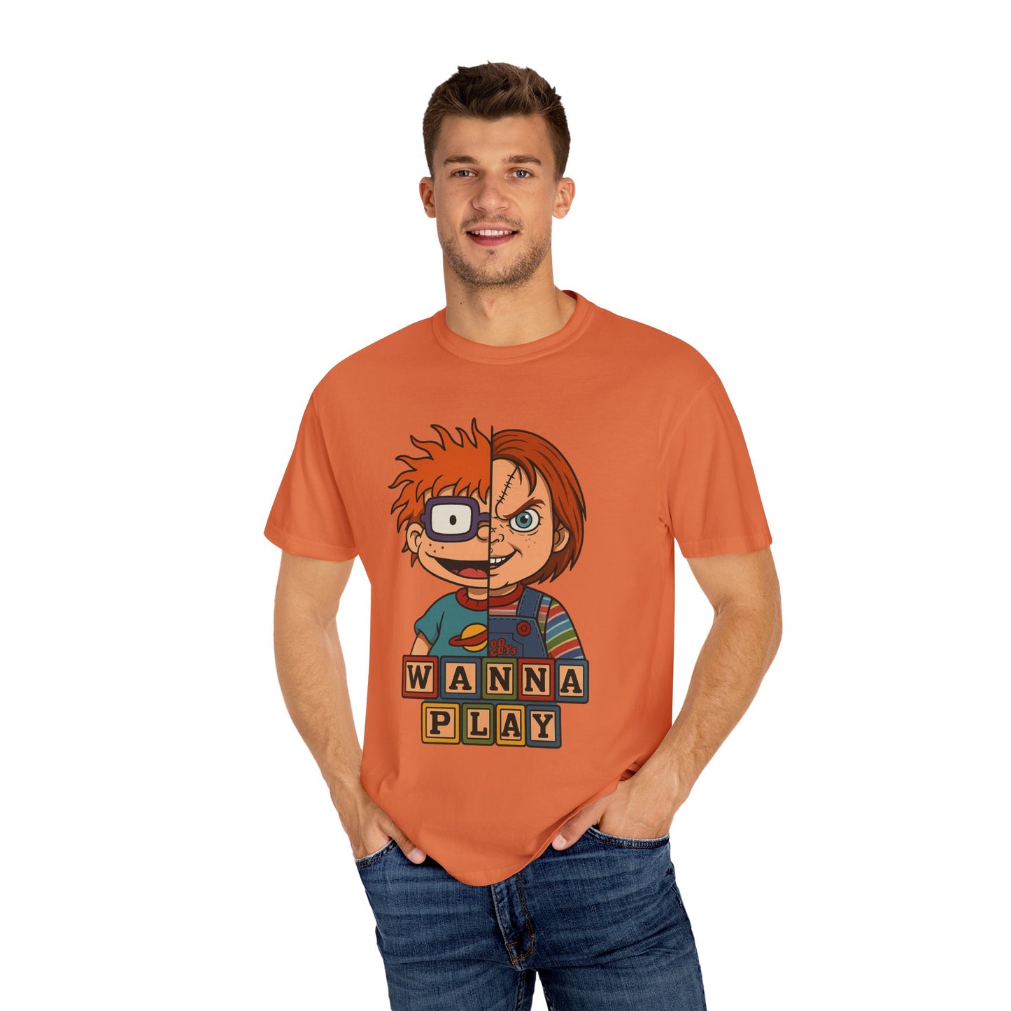 Two Faced Halloween Chucky-Inspired Unisex T-Shirt