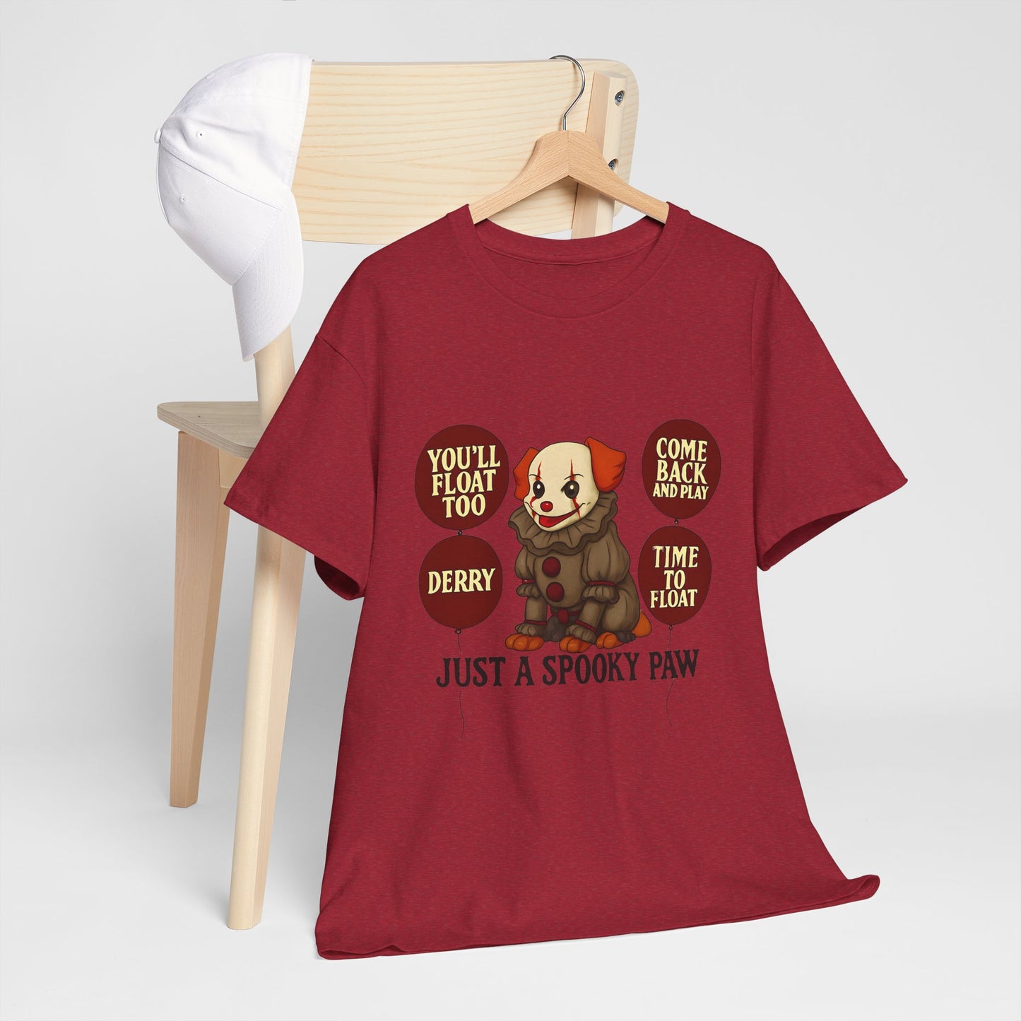 Spooky Dog Tee Clown Pup Pennywise