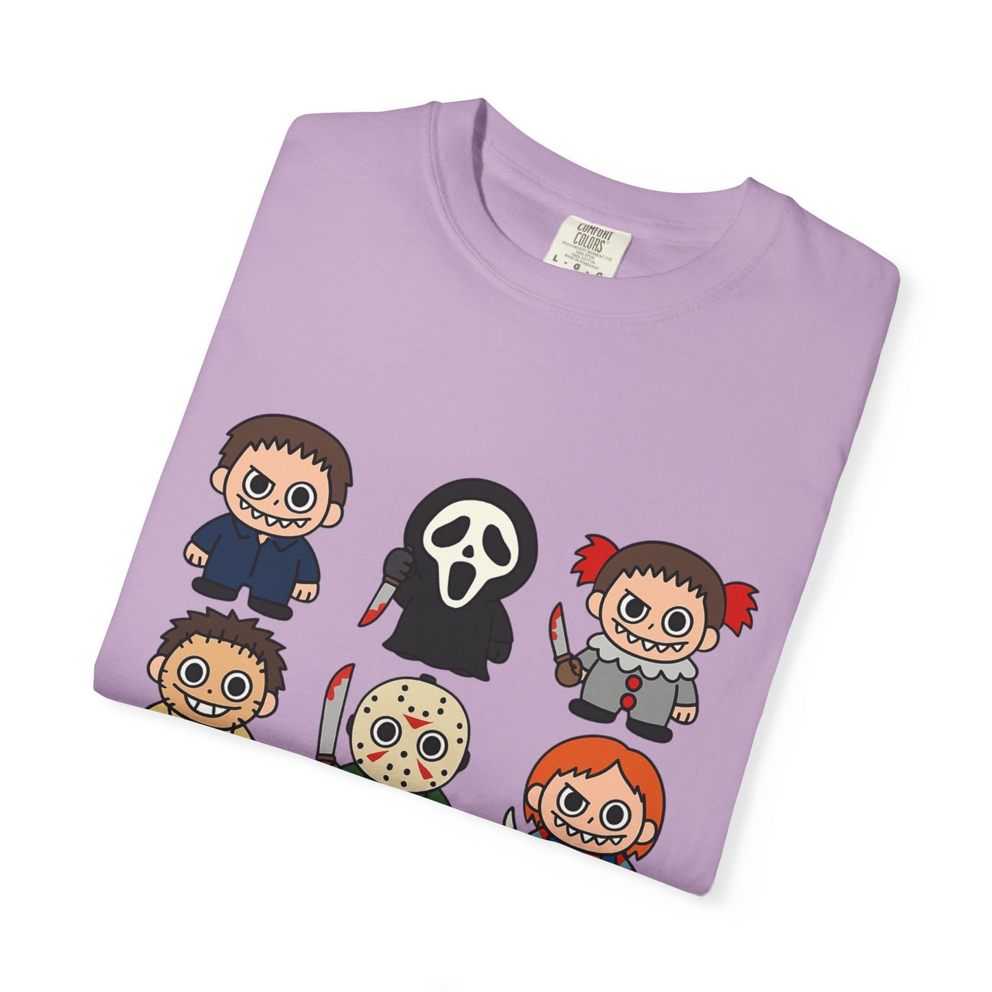 Pop Culture Horror Character T-Shirt, Unisex Tee, Halloween Tee, Horror Movie Merch, Funny Graphic Shirt, Gift for Horror Fans