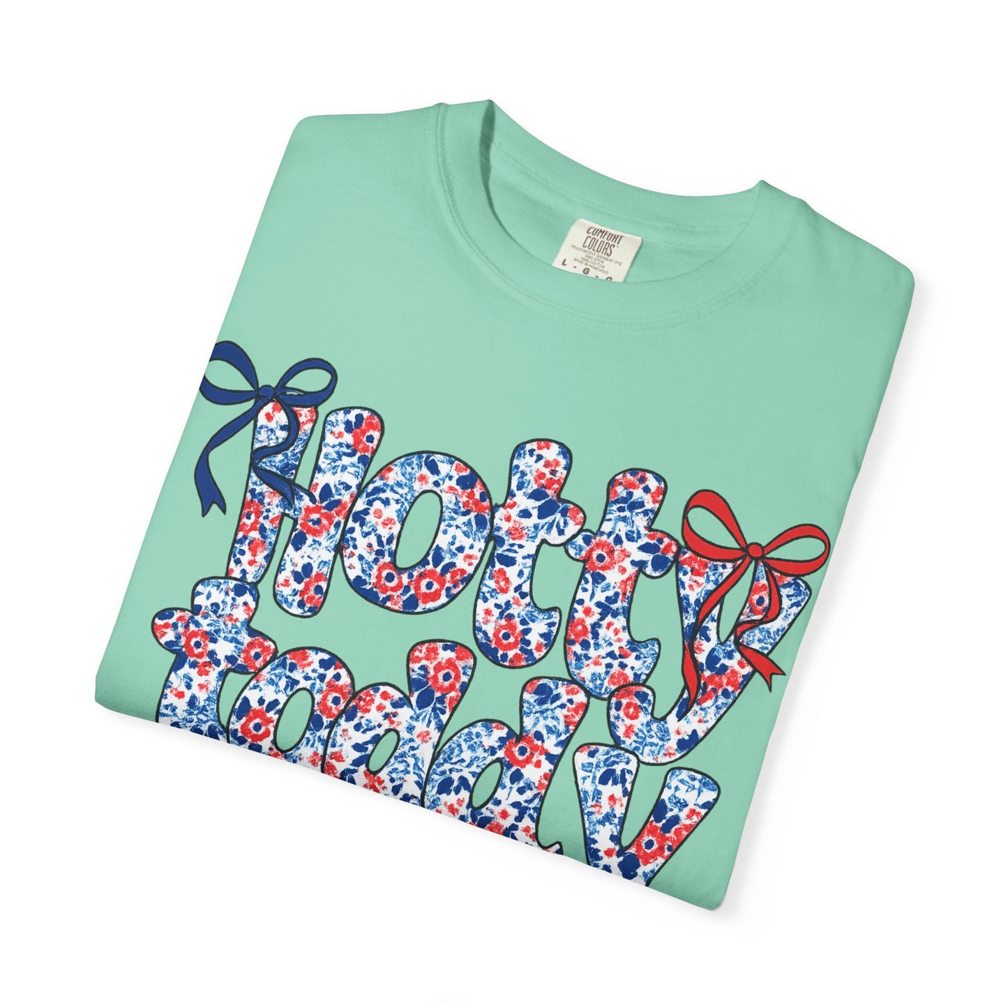Floral Hotty Toddy Coquette Bow T-Shirt