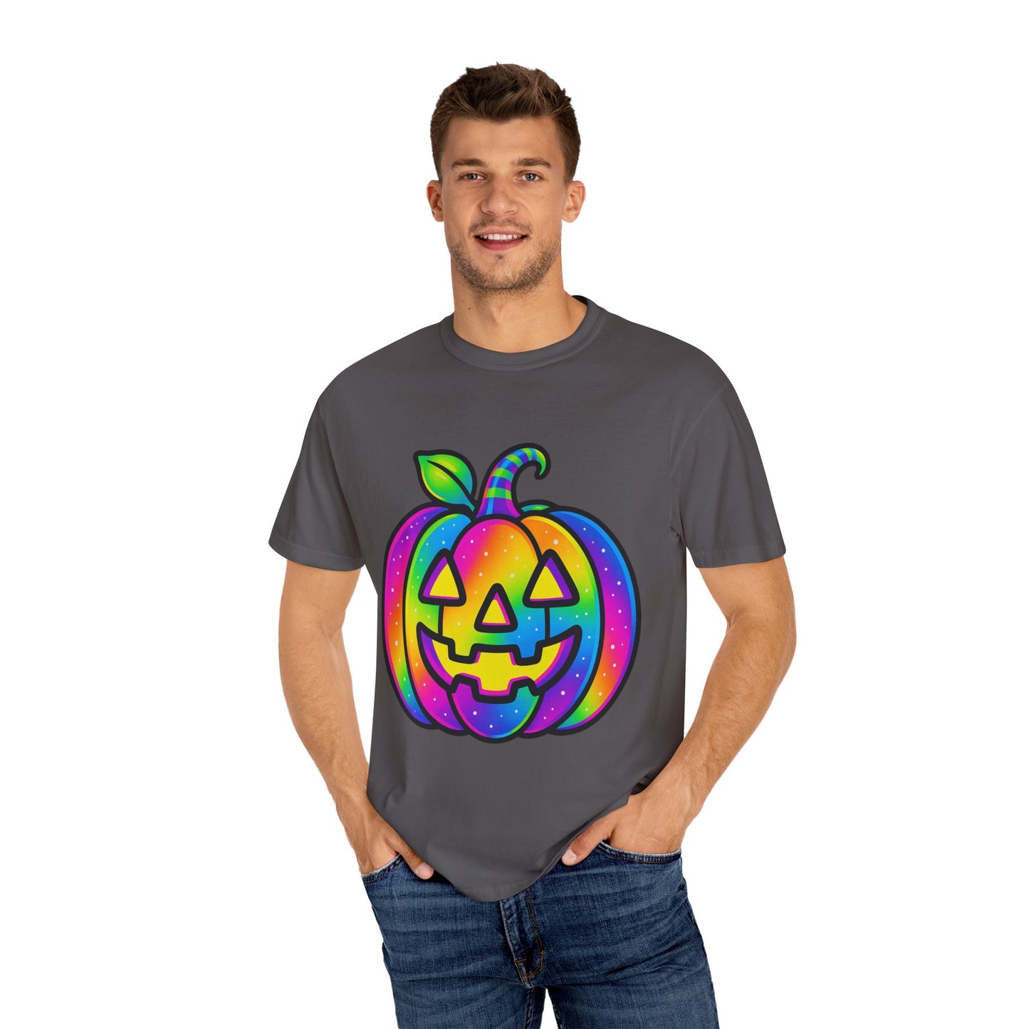 Colorful Pumpkin T-shirt for Halloween
